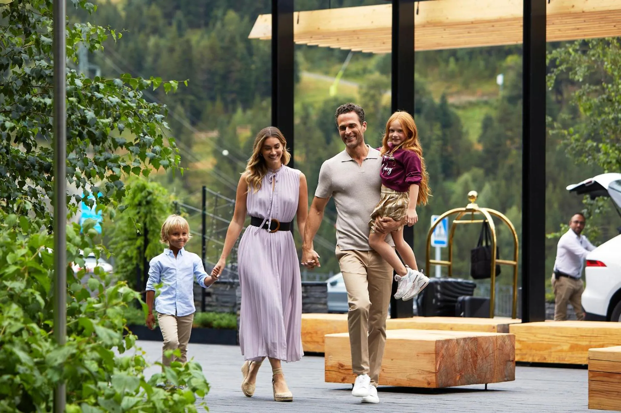 Family in Park Piolets MountainHotel & Spa