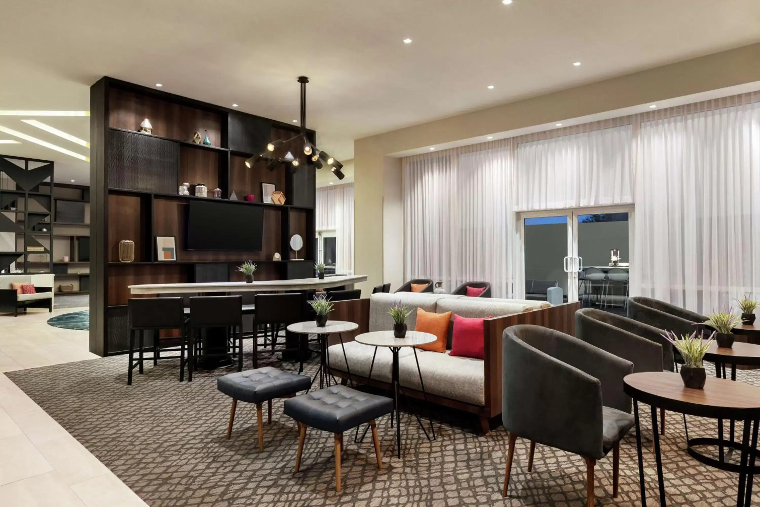 Lobby or reception, Seating Area in Hampton Inn By Hilton Monterrey Apodaca