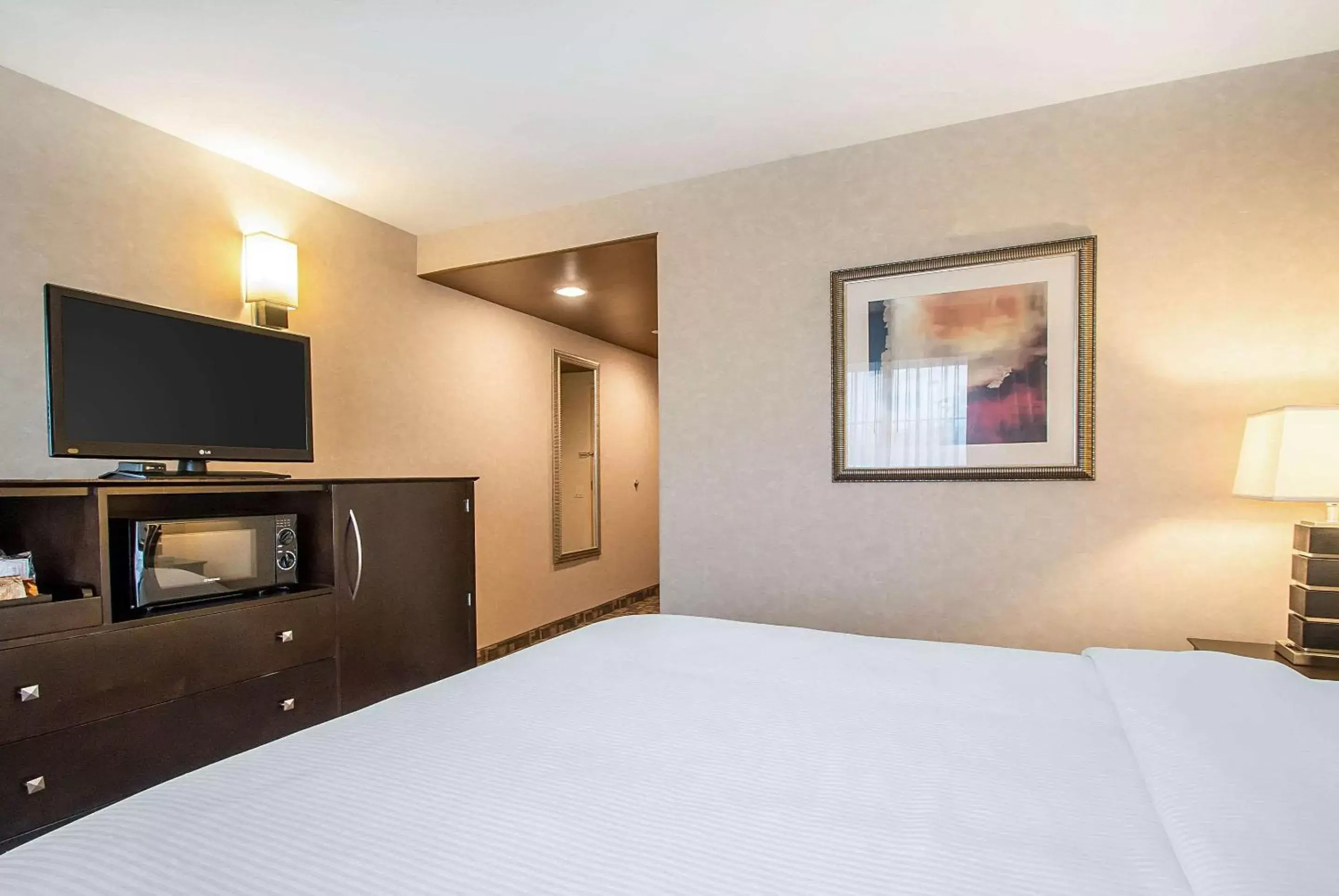 Photo of the whole room, Bed in Clarion Inn Elmhurst - Oak Brook near I-88 I-290 I-294