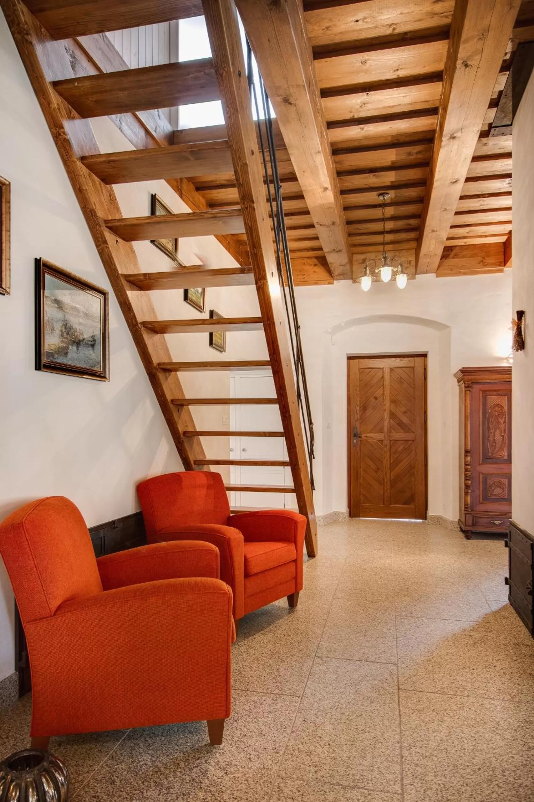 Living room in Apartmány Šupina