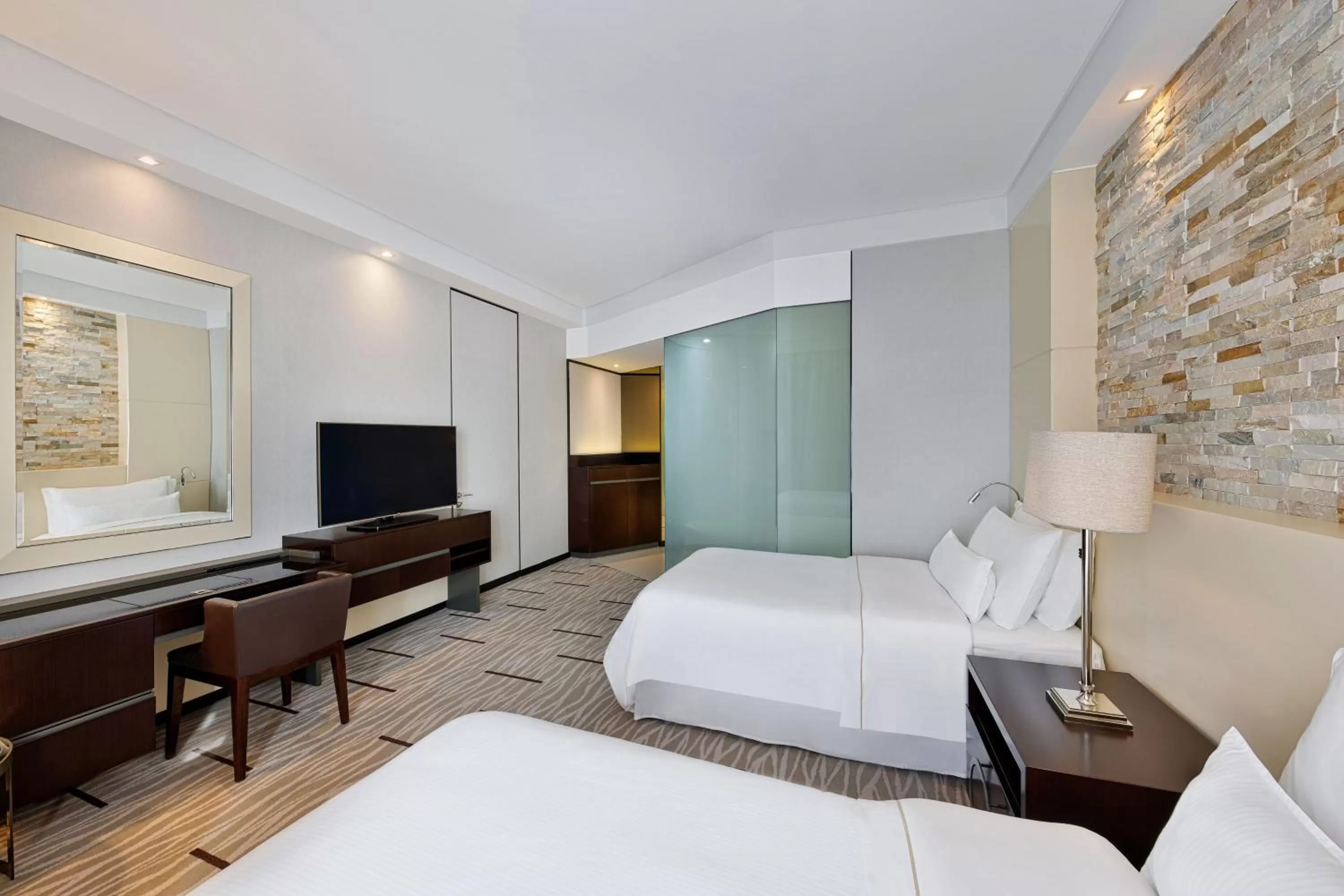 Photo of the whole room, Bed in The Westin City Centre Bahrain