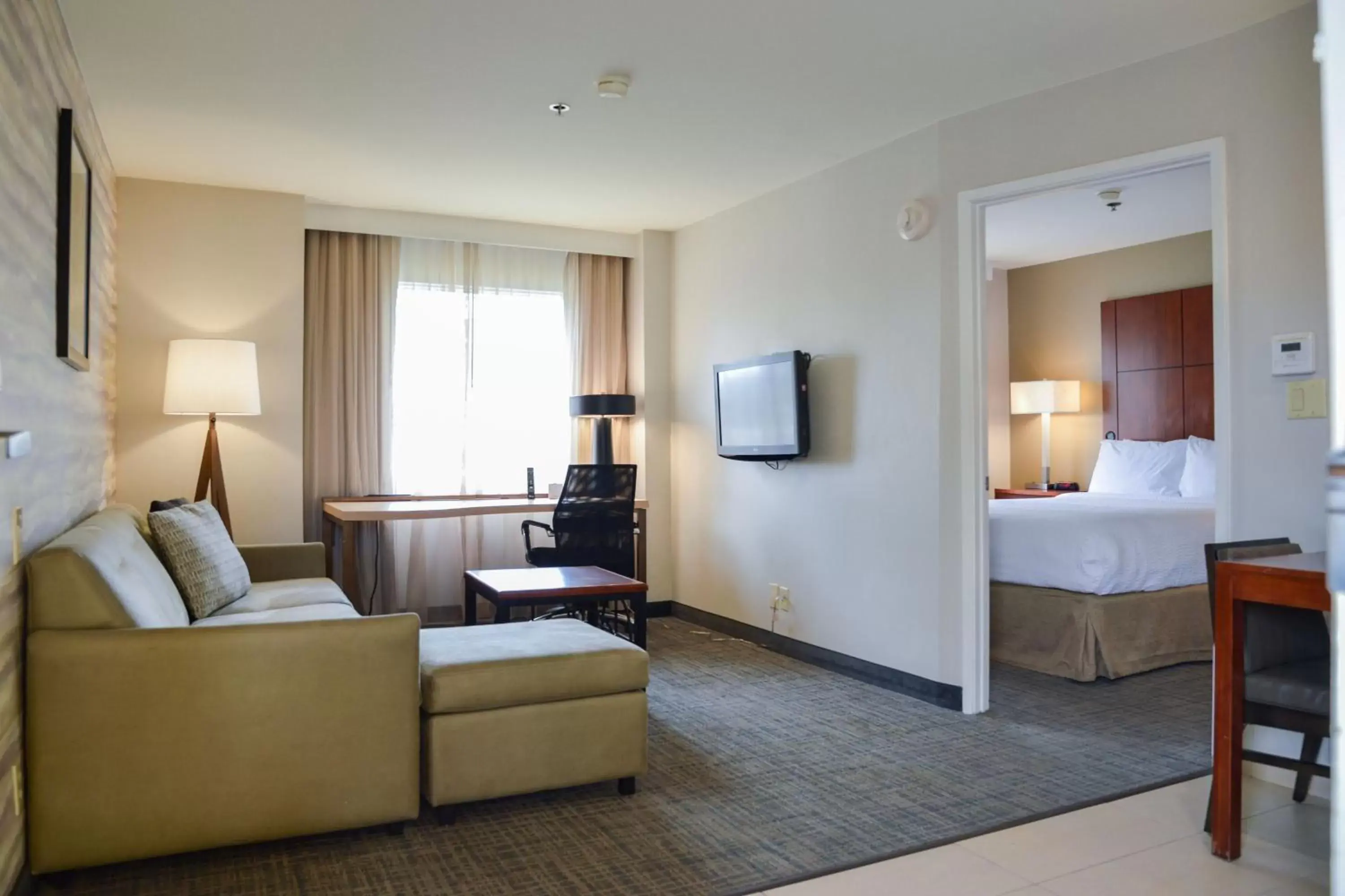 Bedroom, Seating Area in Residence Inn La Mirada Buena Park