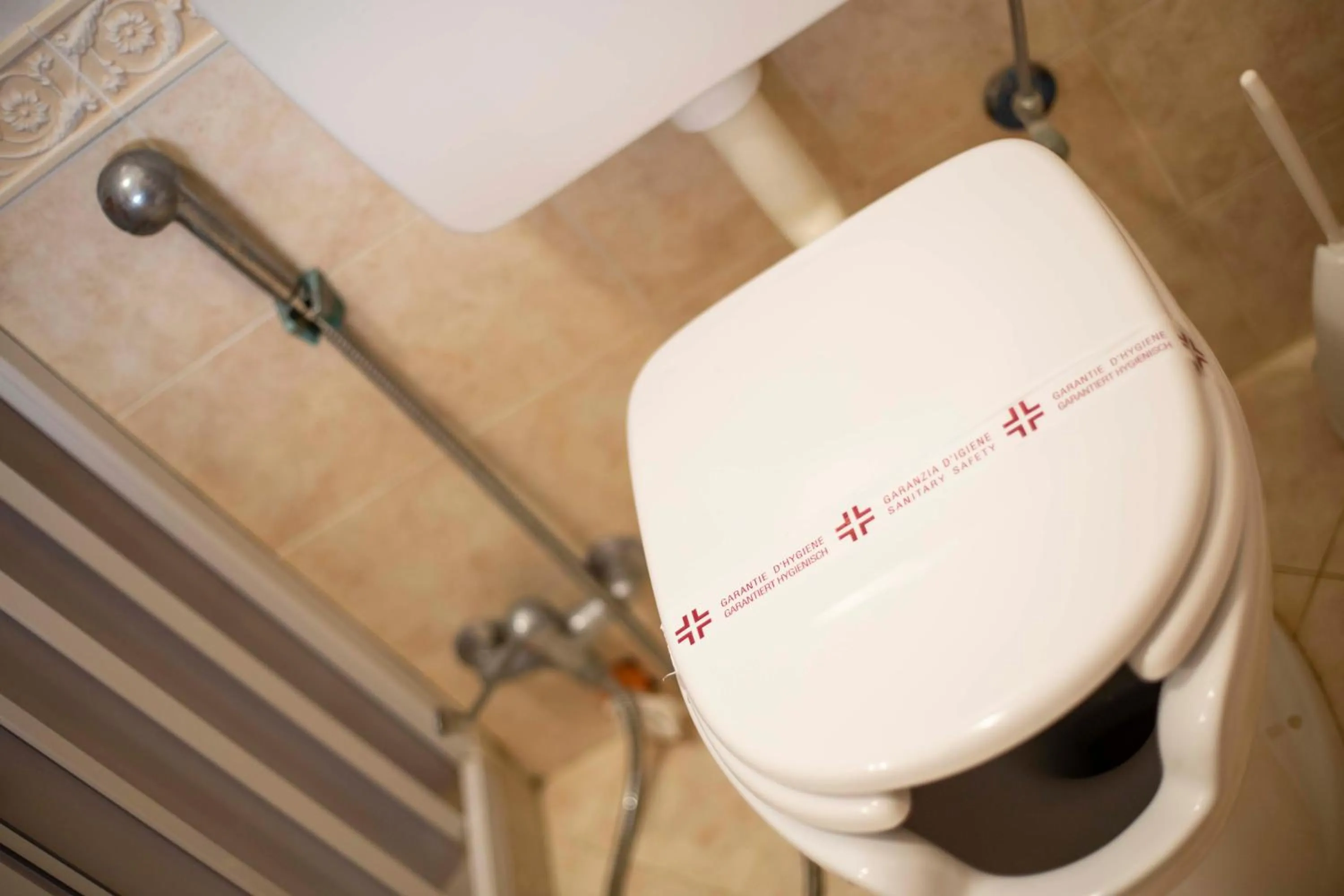 Toilet in Hotel Iride by Marino Tourist