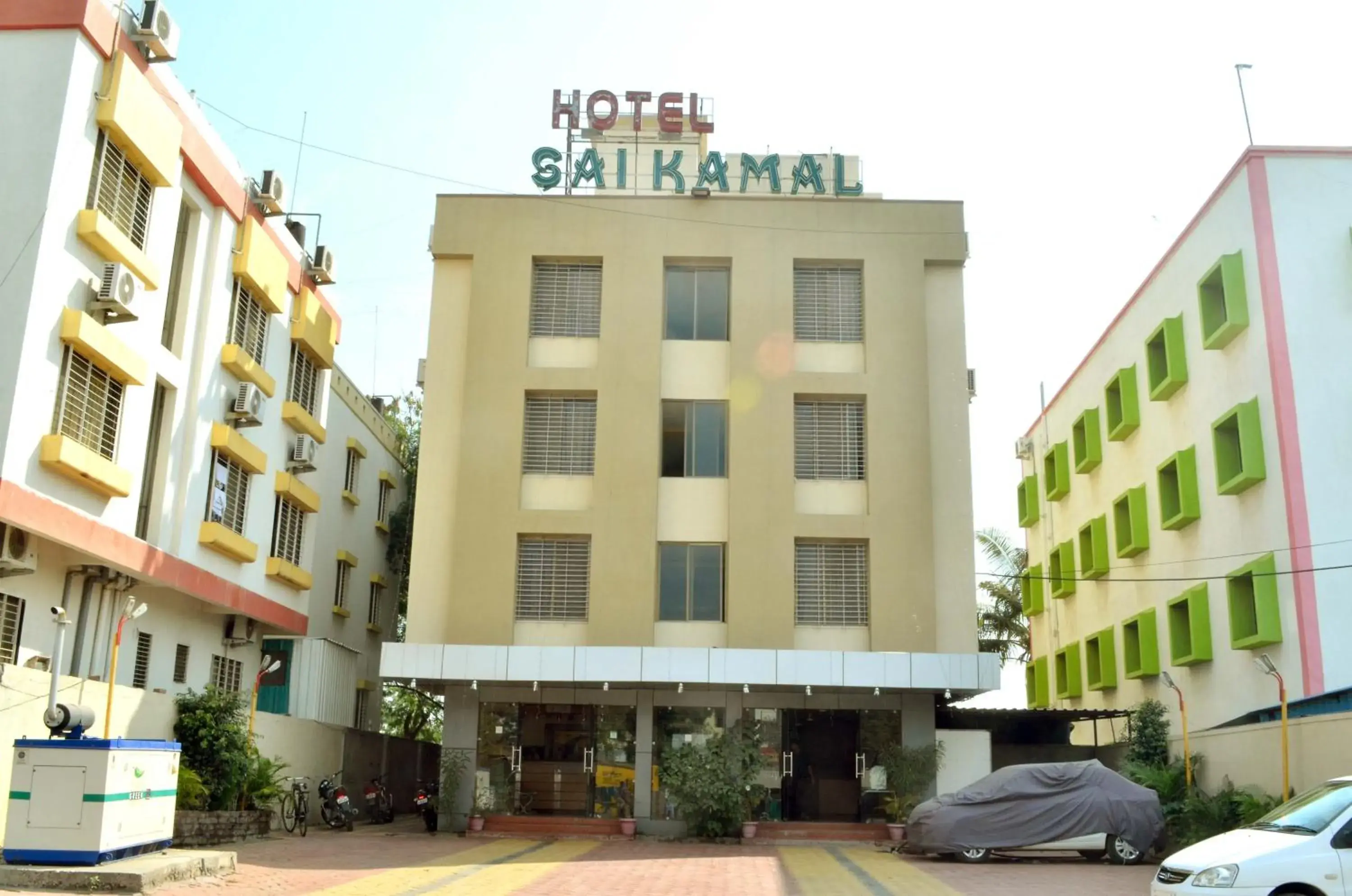 Facade/entrance, Property Building in Hotel Sai Kamal