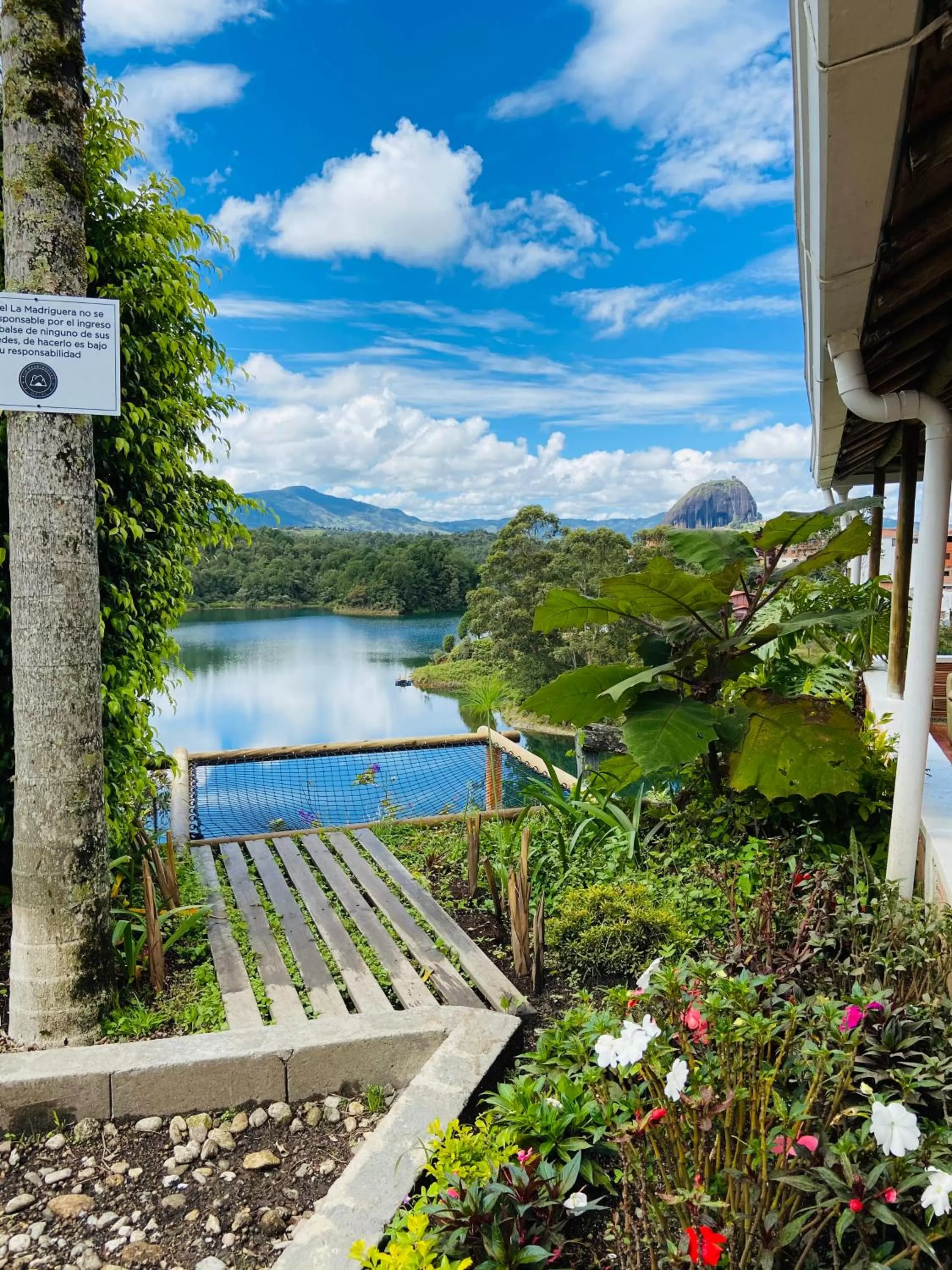 Lake view in La Madriguera