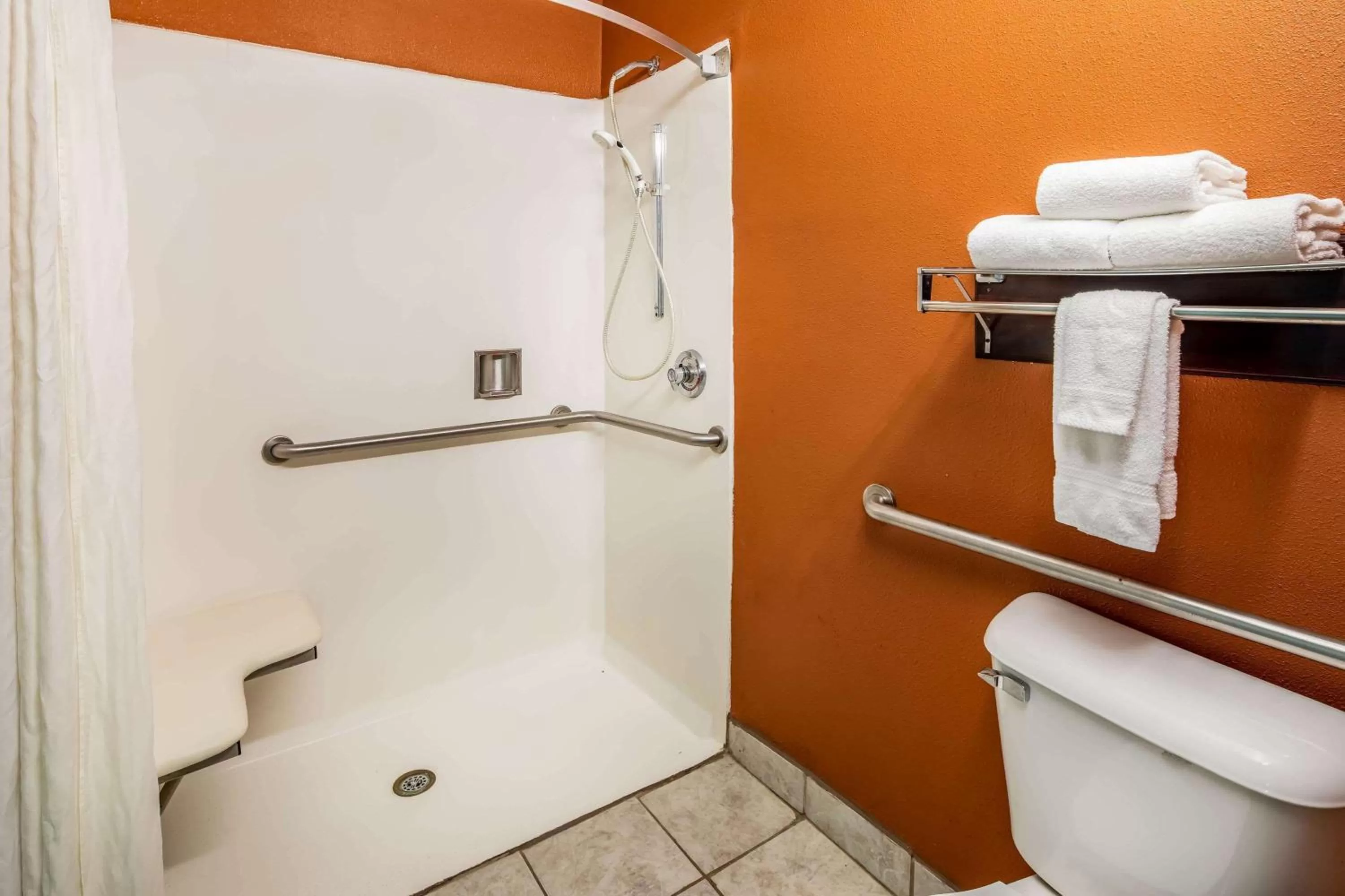 Shower in Super 8 by Wyndham Gaffney