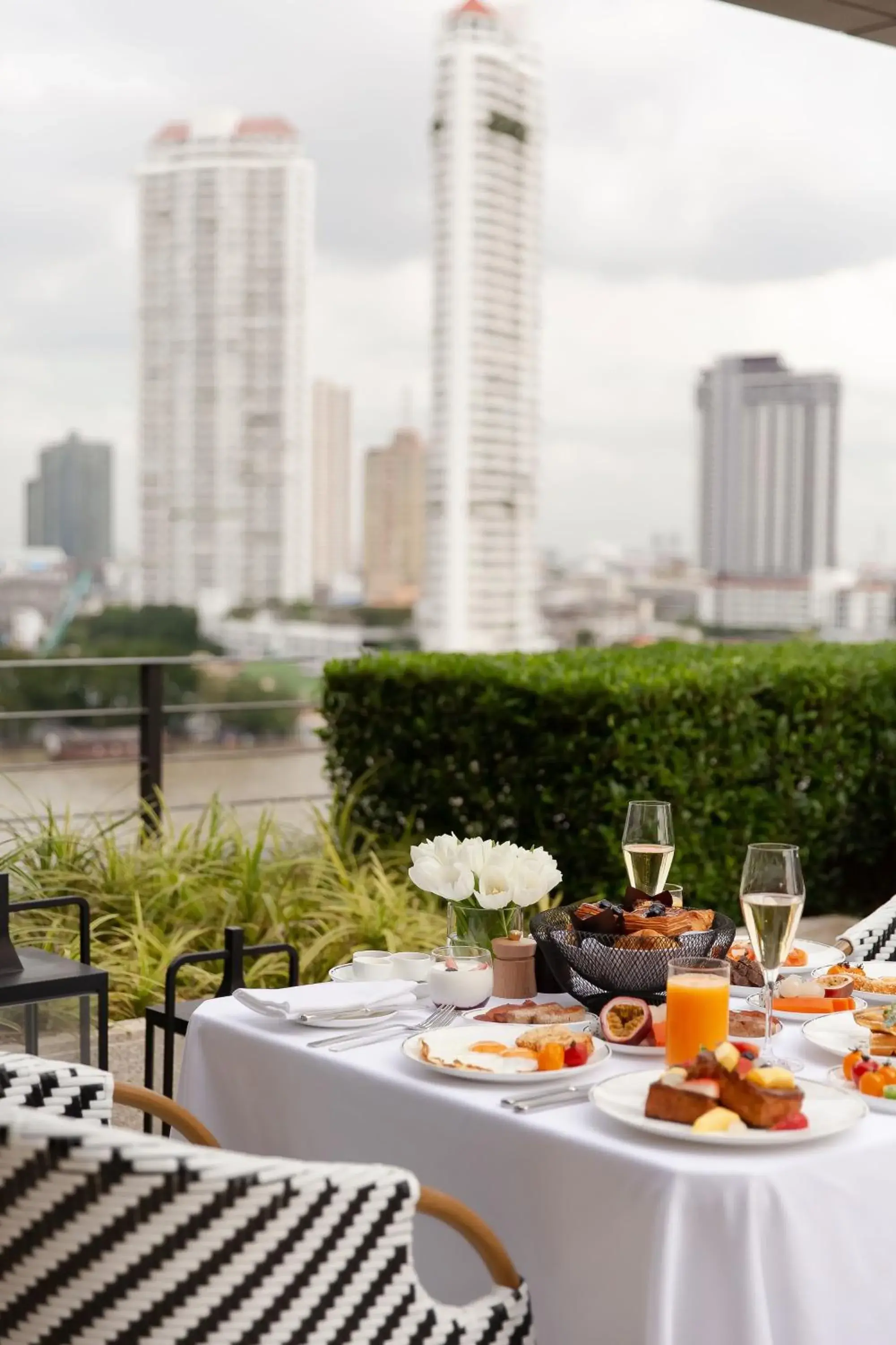 Balcony/Terrace in Four Seasons Hotel Bangkok at Chao Phraya River