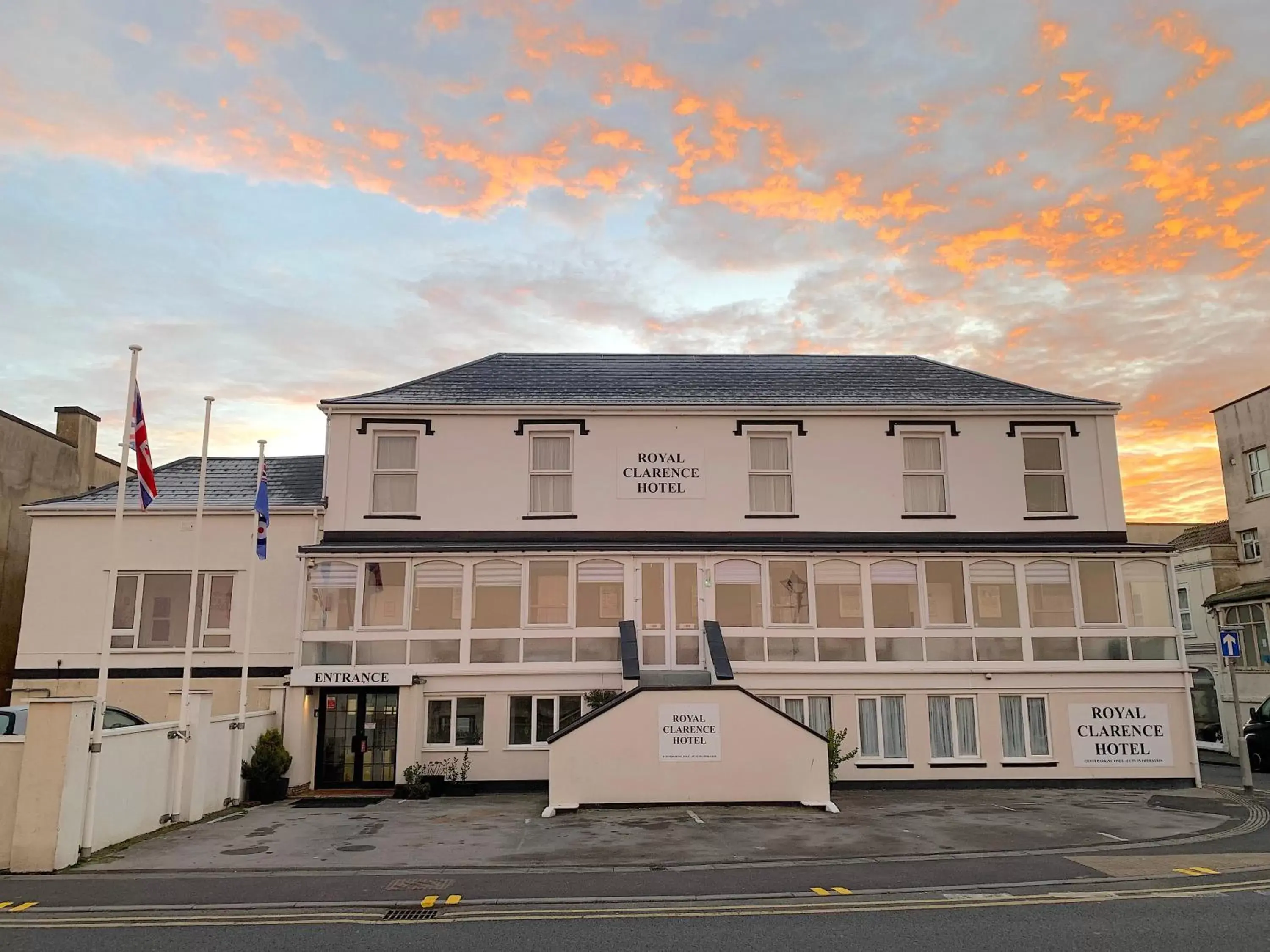 Property Building in The Royal Clarence Hotel (on the Seafront)