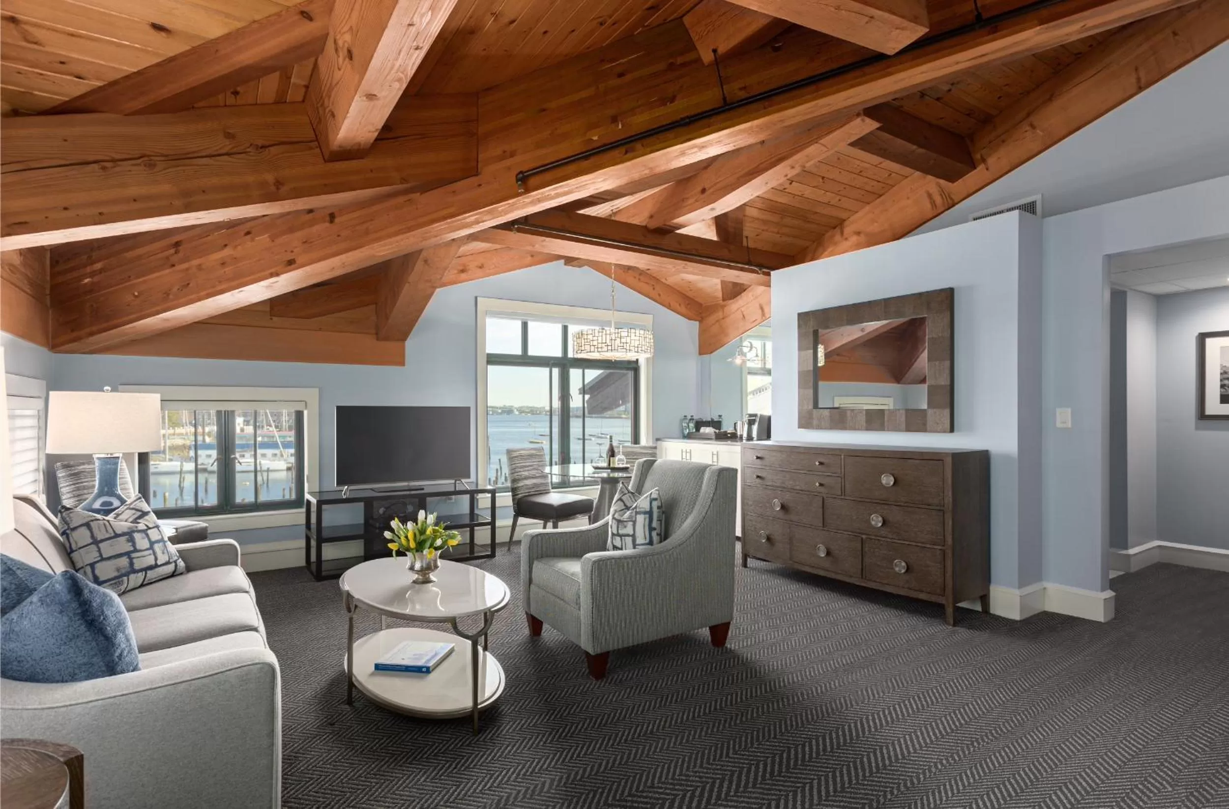 Guests, Seating Area in Boston Yacht Haven