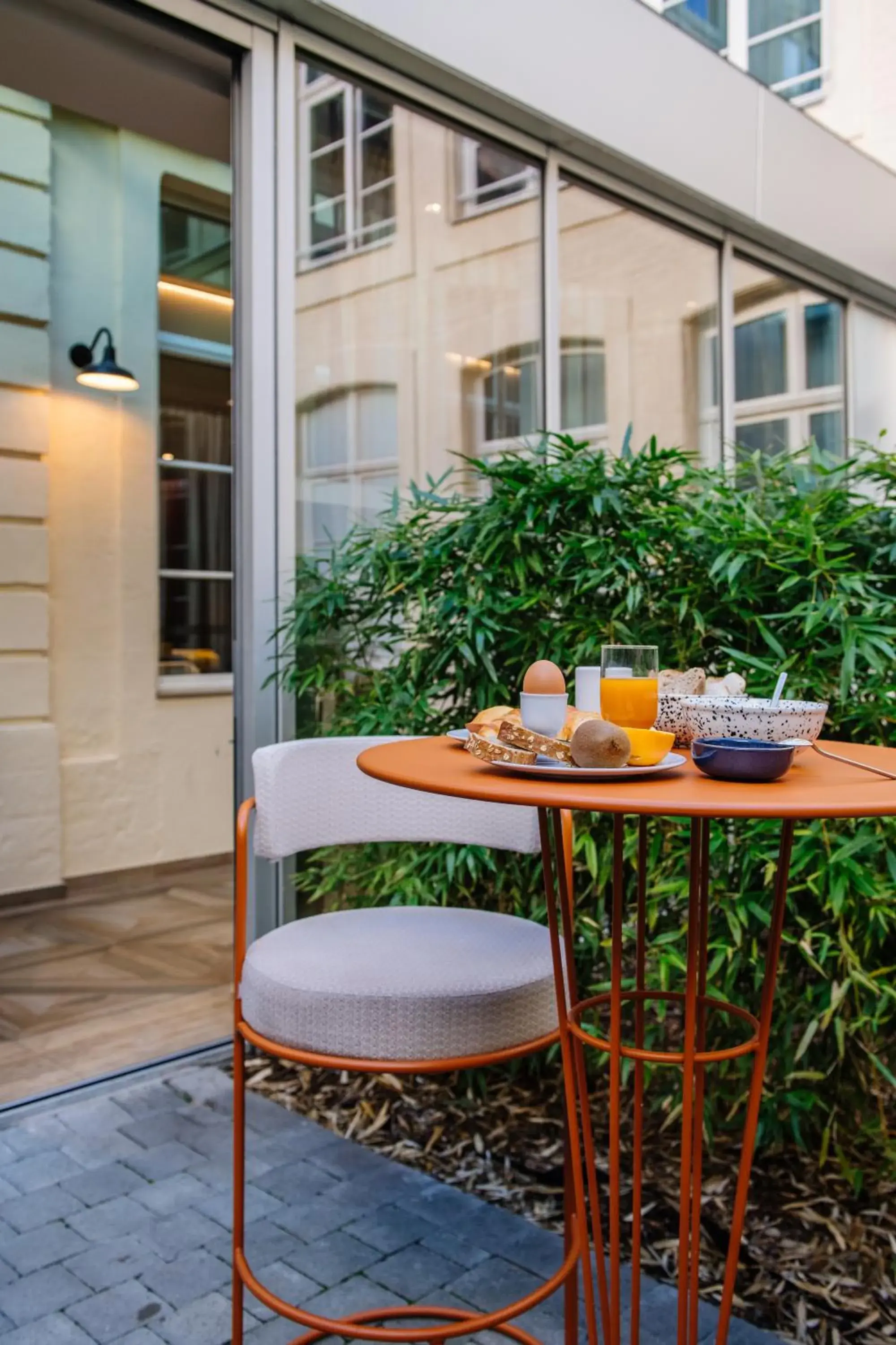 Patio in Aparthotel Adagio Lille Centre Grand Place