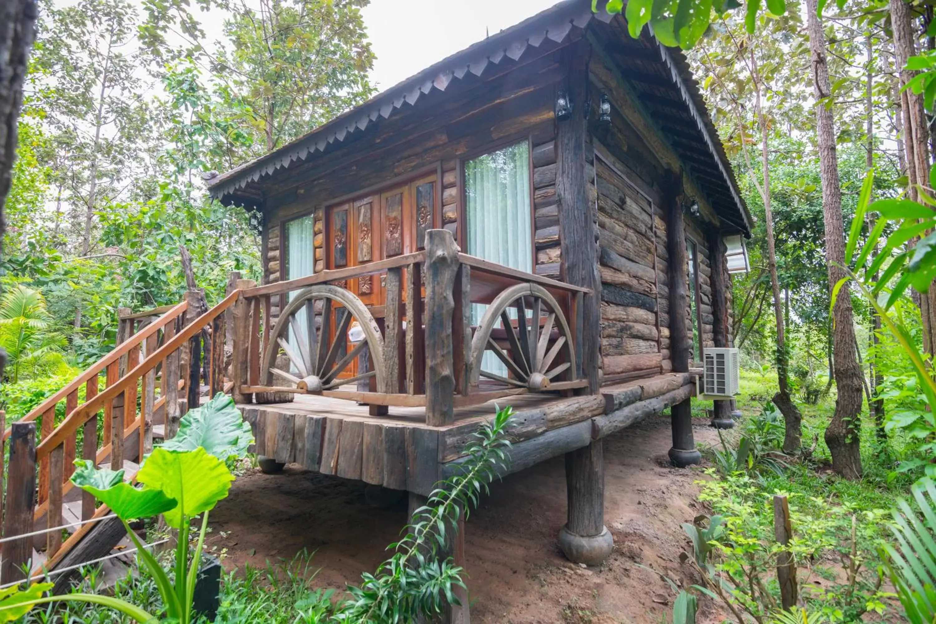 Bird's eye view, Property Building in Bong Thom Forest Lodge