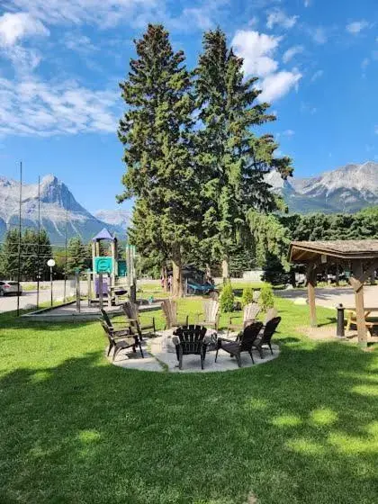 Garden in Rundle Mountain Lodge