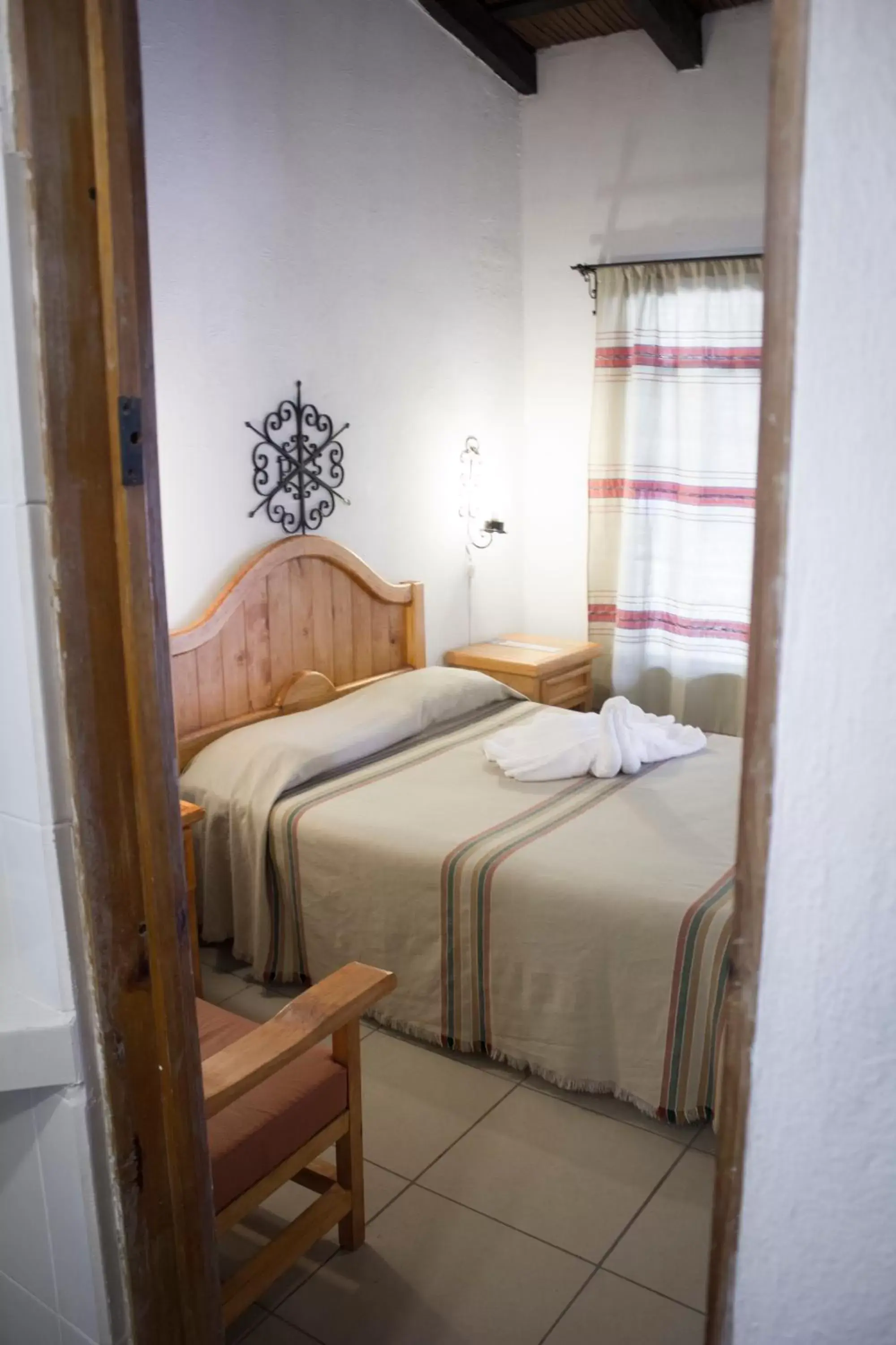 Bed in Hotel Pie de la Sierra