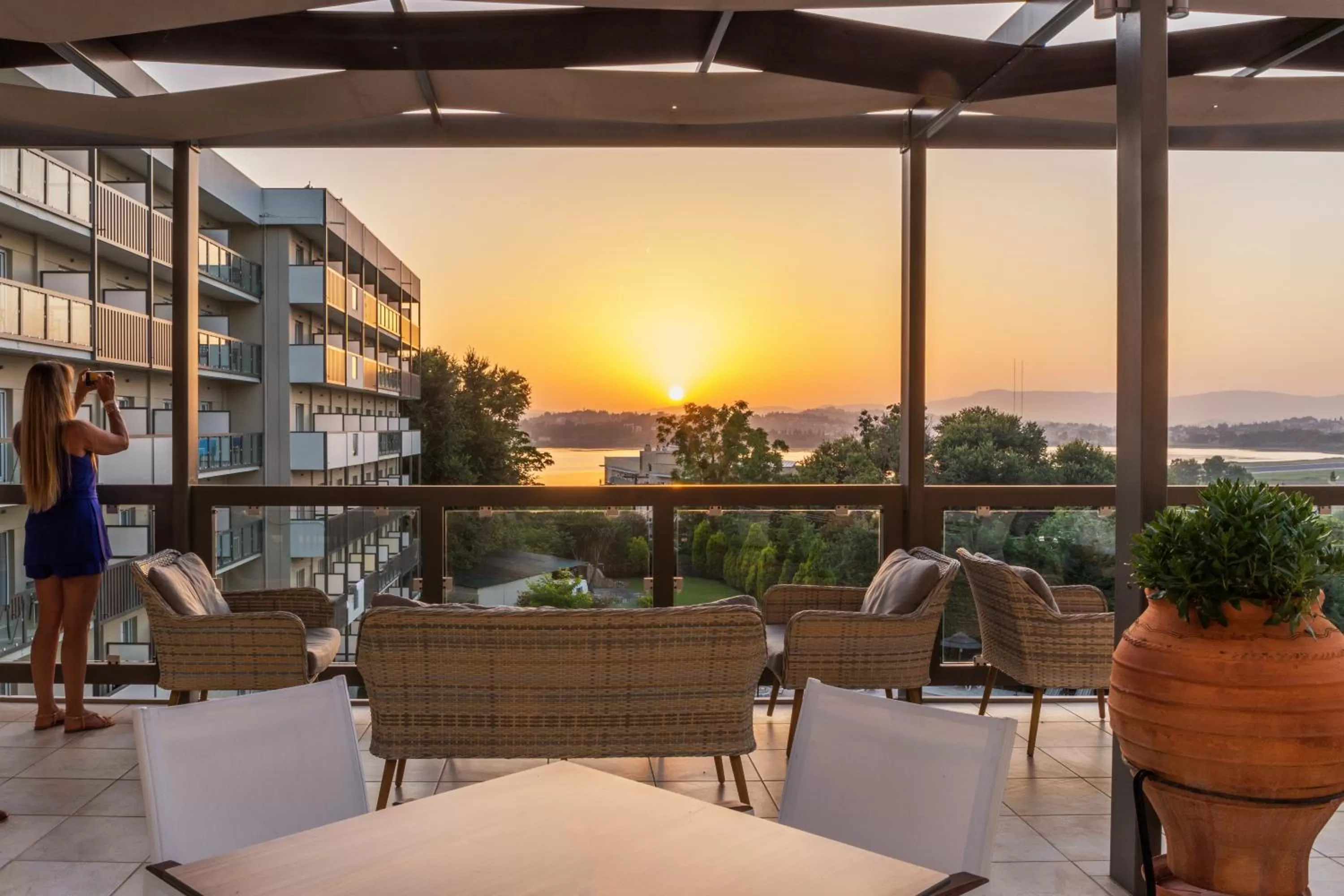 Balcony/Terrace in Ariti Grand Hotel