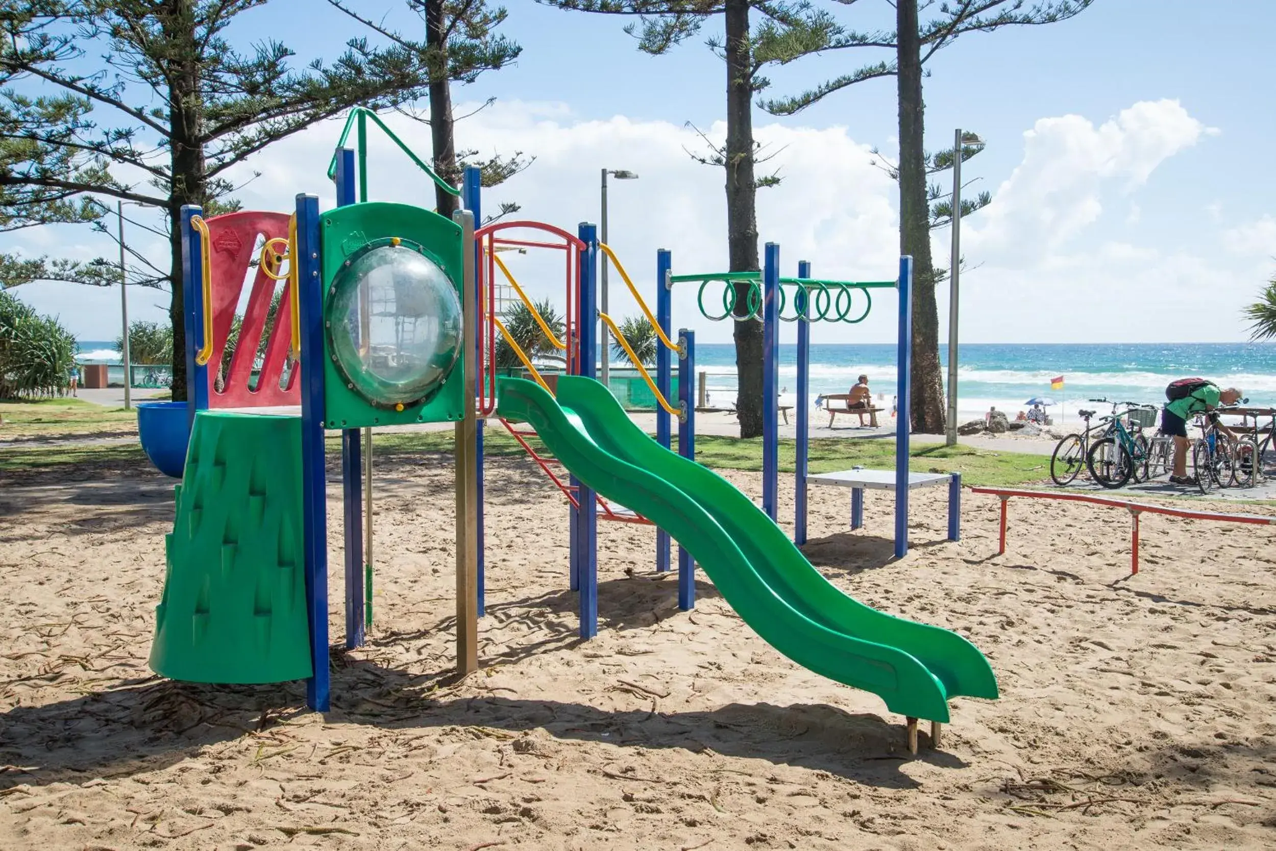 Children play ground, Children's Play Area in Wyuna Beachfront Holiday Apartments