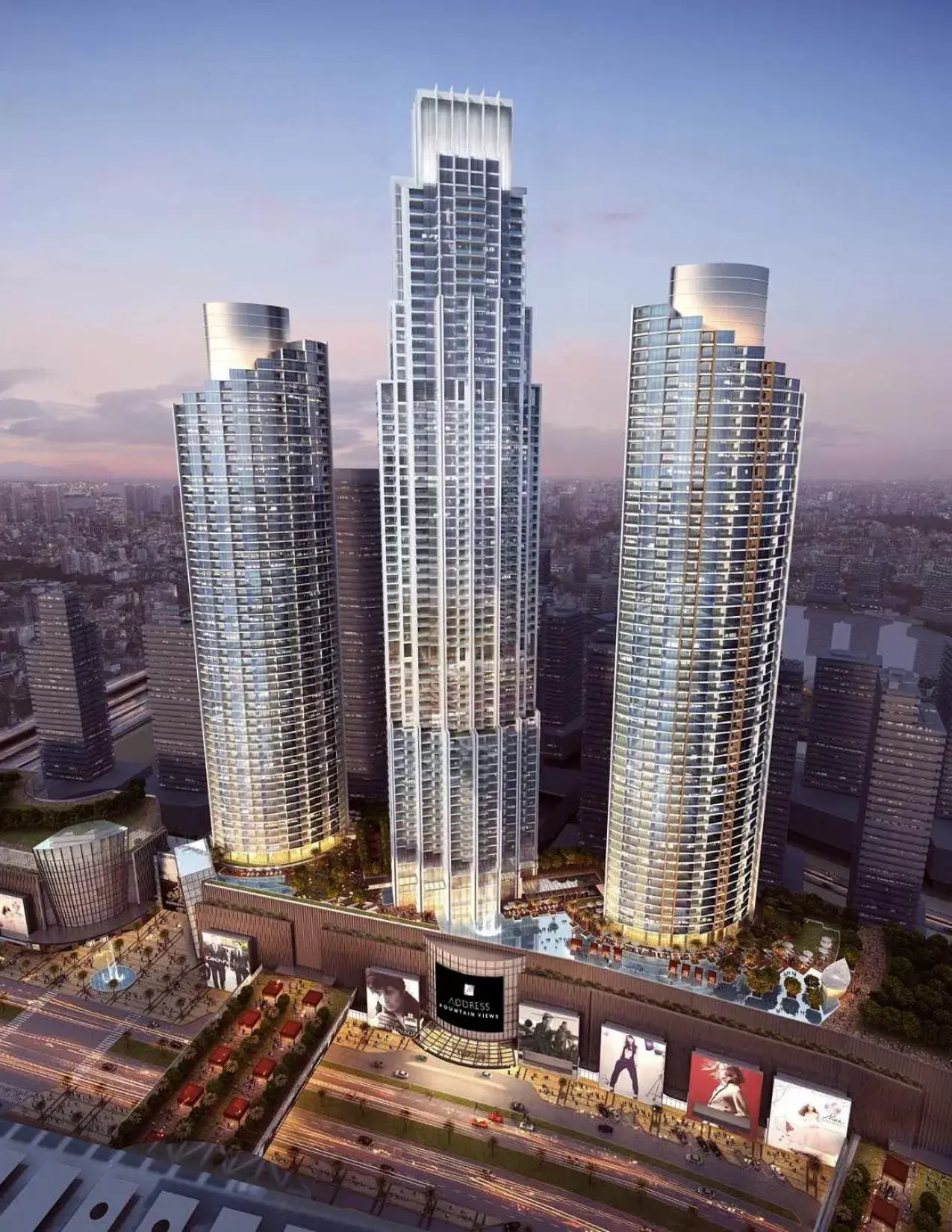 Property building in Address Dubai Mall Property building in Address Dubai Mall