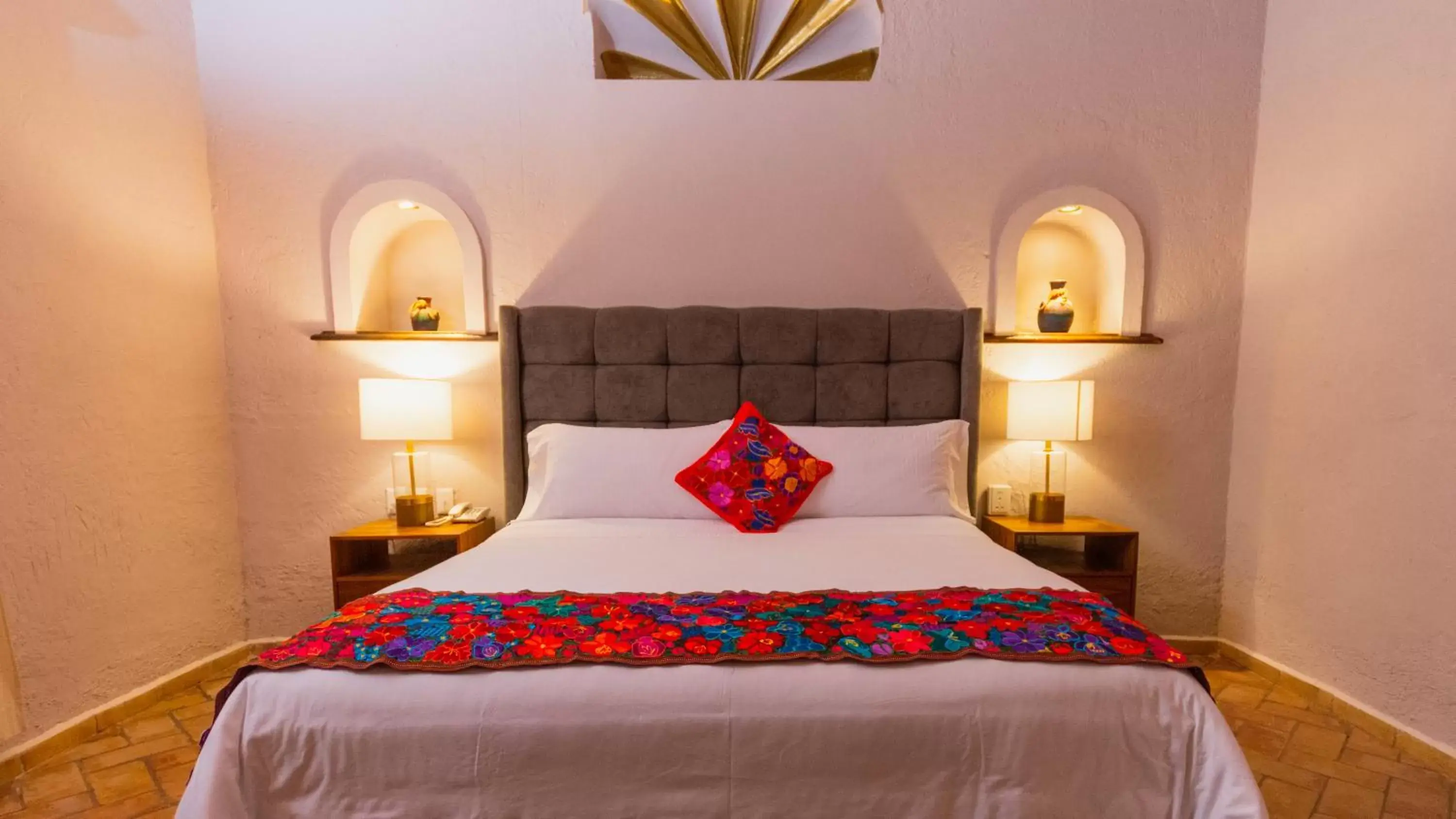 Bed in Casa Eva Hotel Boutique & Spa