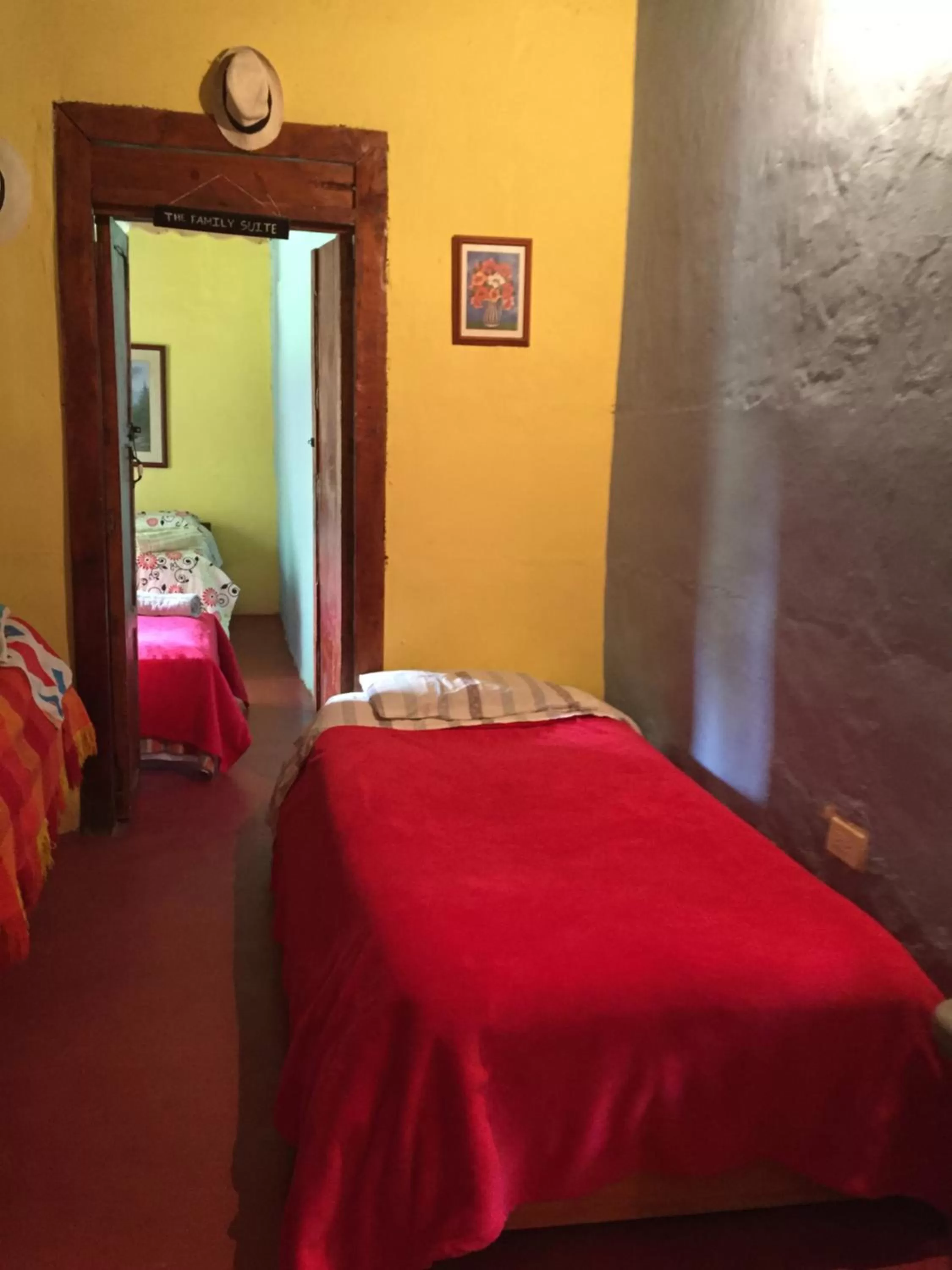 Bed in Casa finca típica the lake hotel