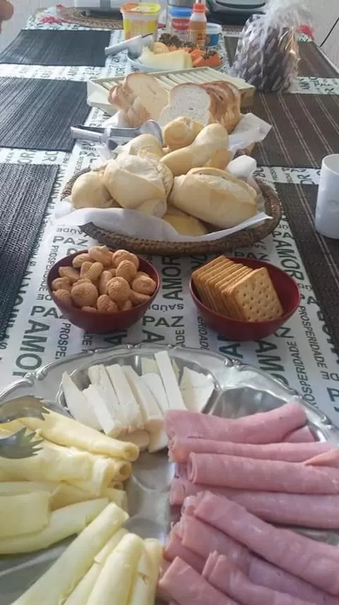 Continental breakfast in Pousada Char