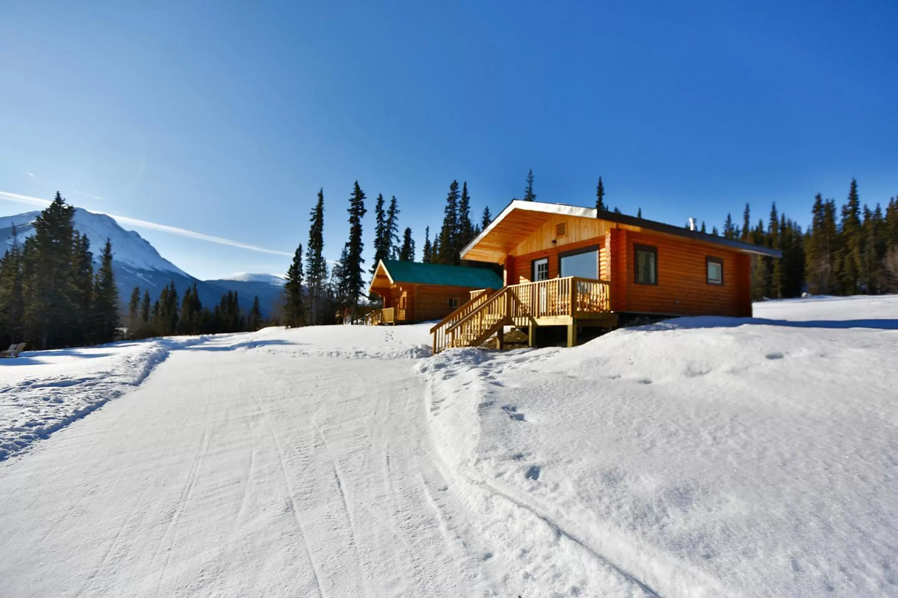 Garden view, Winter in Southern Lakes Resort