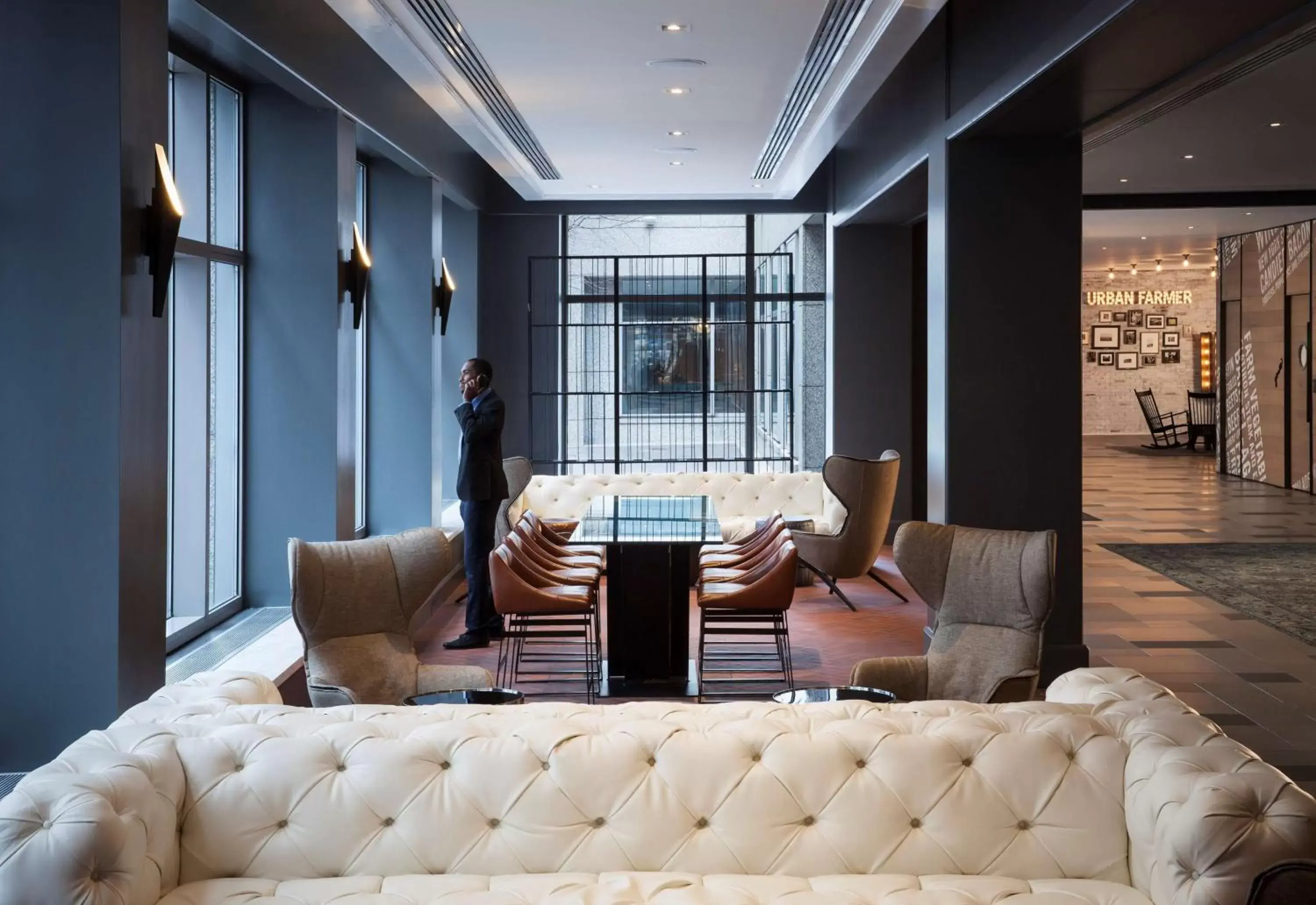 Lobby or reception in The Logan Philadelphia, Curio Collection by Hilton