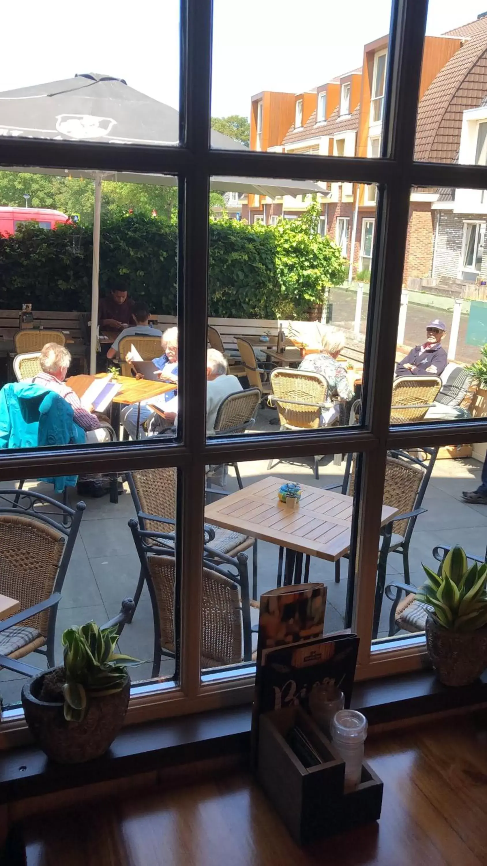 Balcony/Terrace in Herberg Binnen