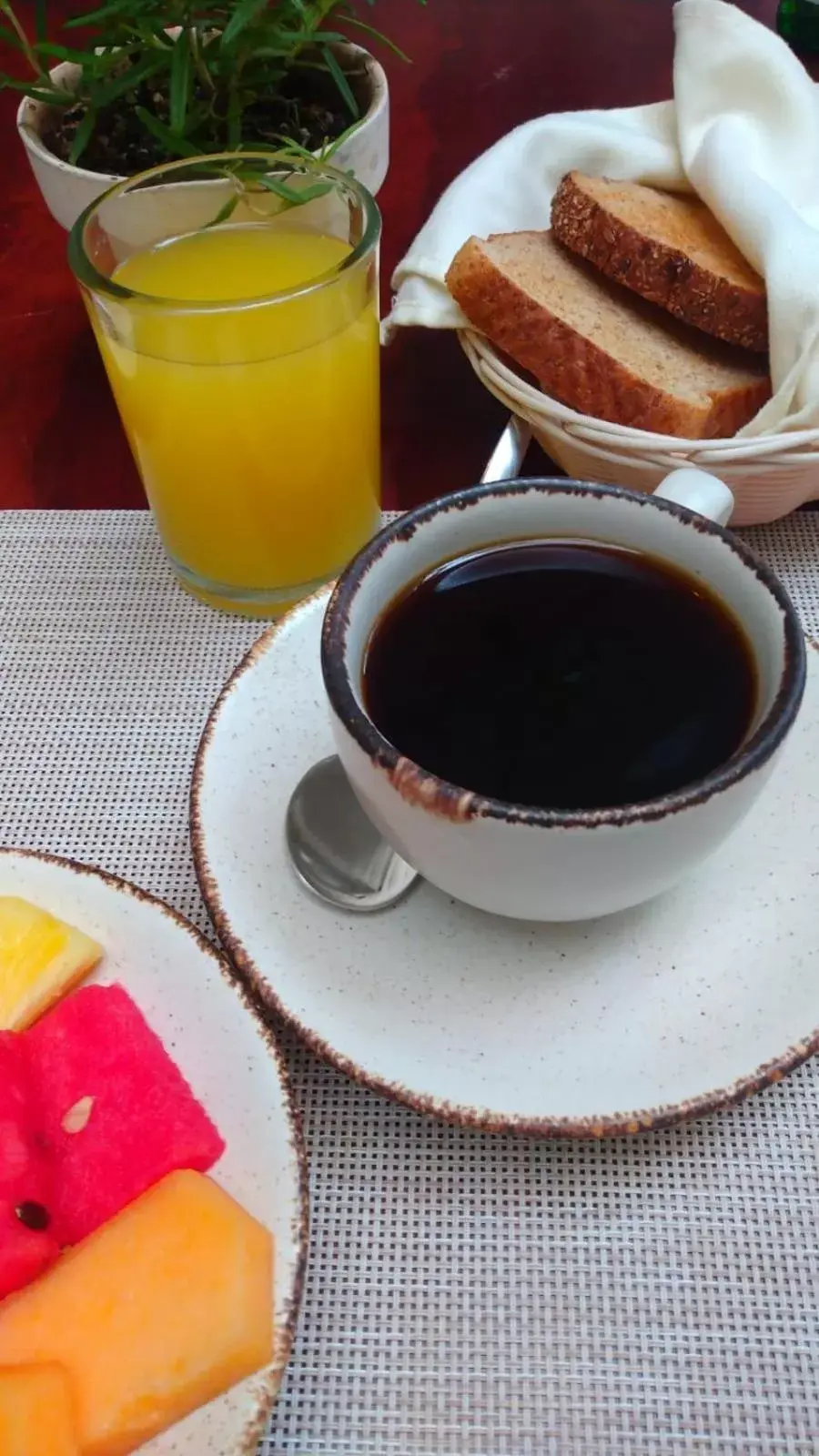 Continental breakfast in Posada Mariposa Boutique Hotel - 5th Avenue