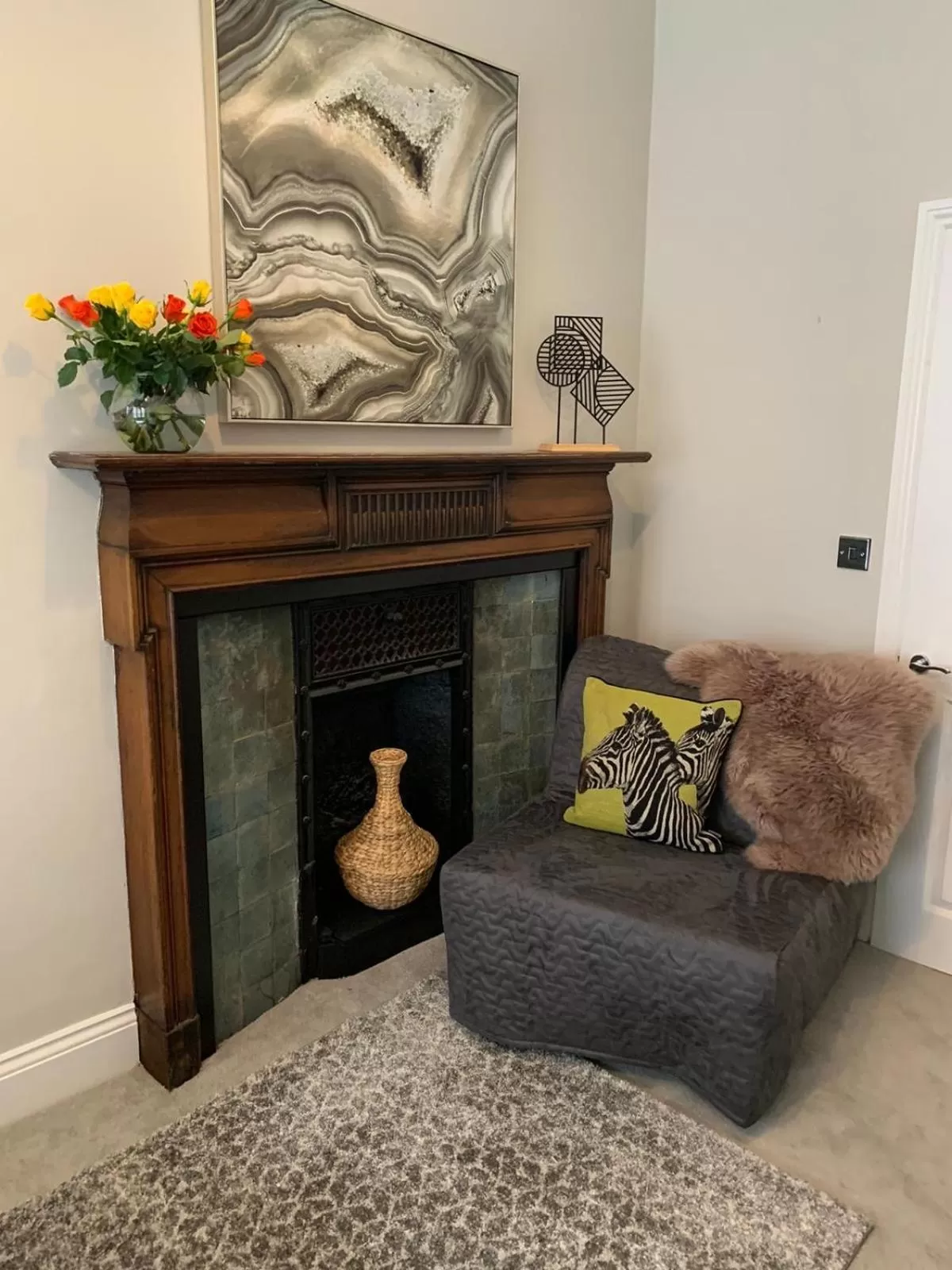 Seating area in Goodramgate Apartments