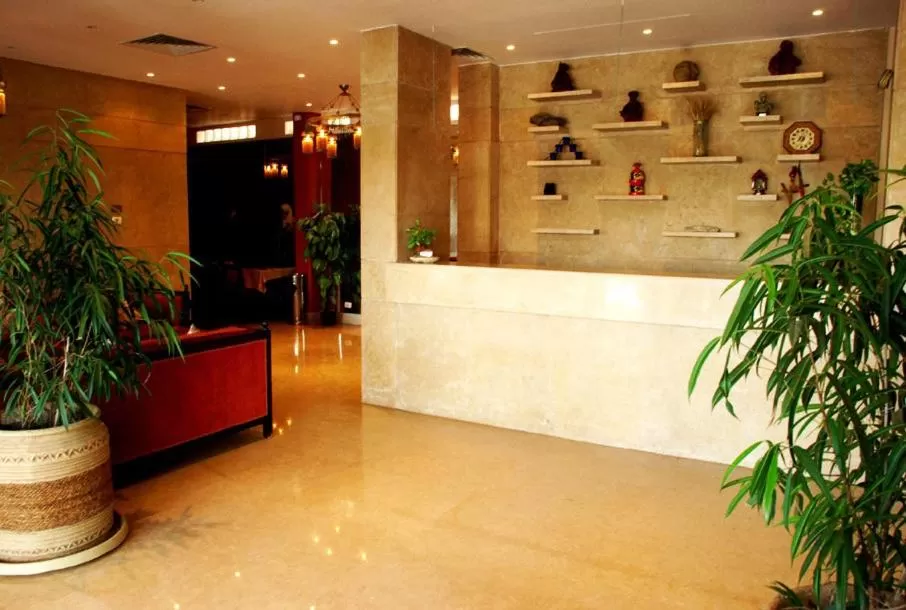 Lobby or reception in Philae Hotel Aswan