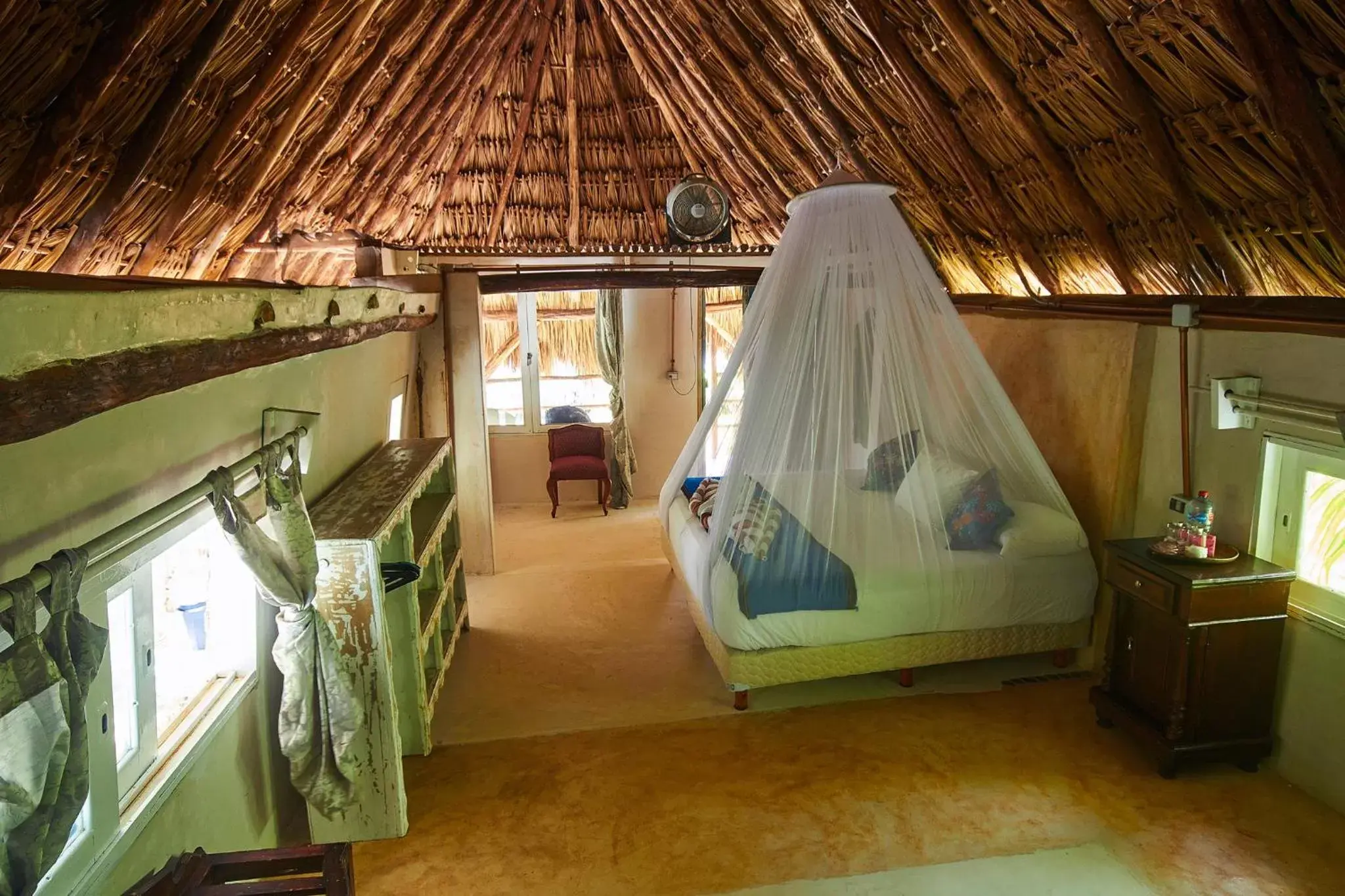 Photo of the whole room, Bed in Posada Lamar Tulum Beach Front and Pool