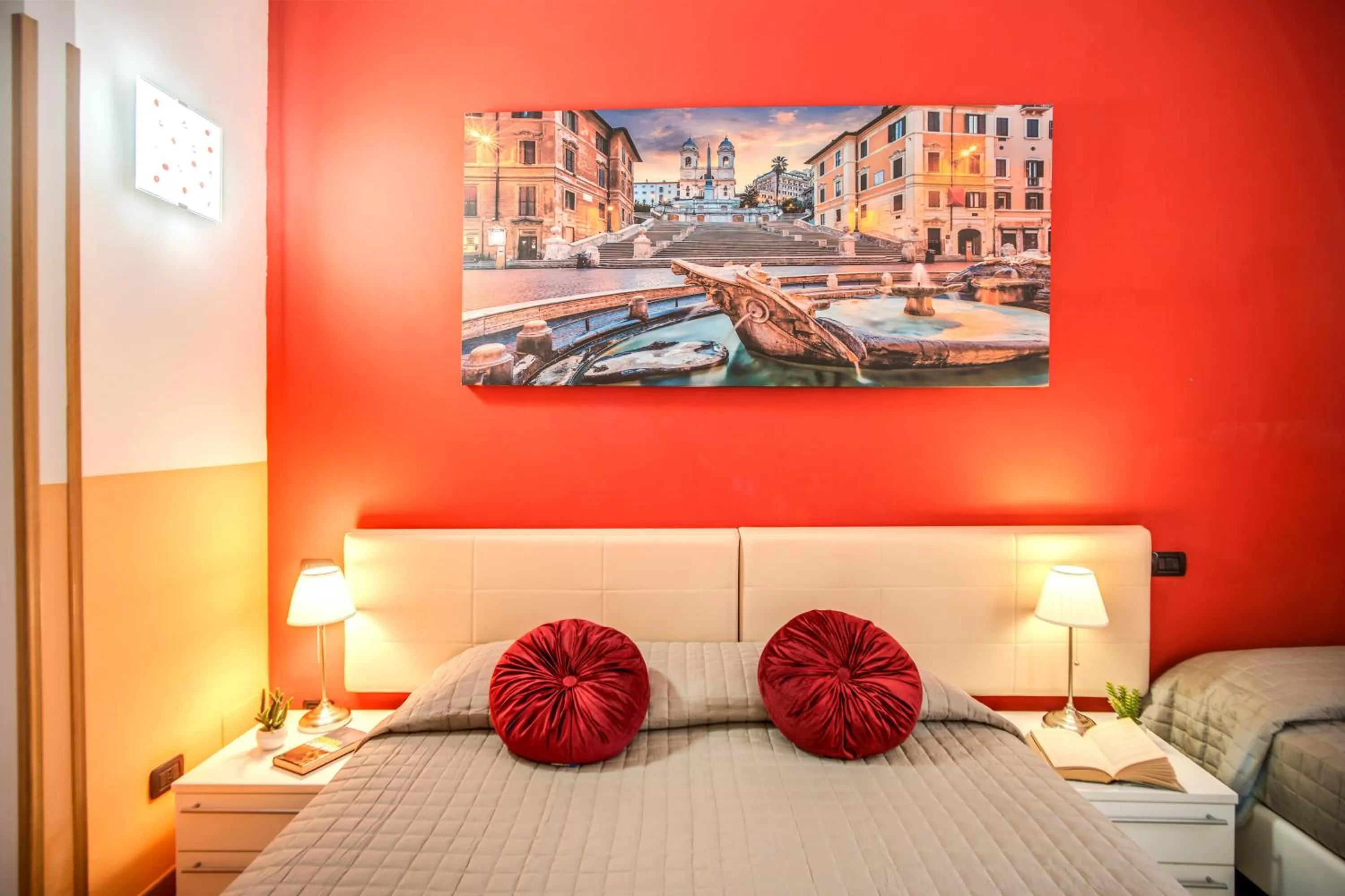 Bed in Magnifico Rome