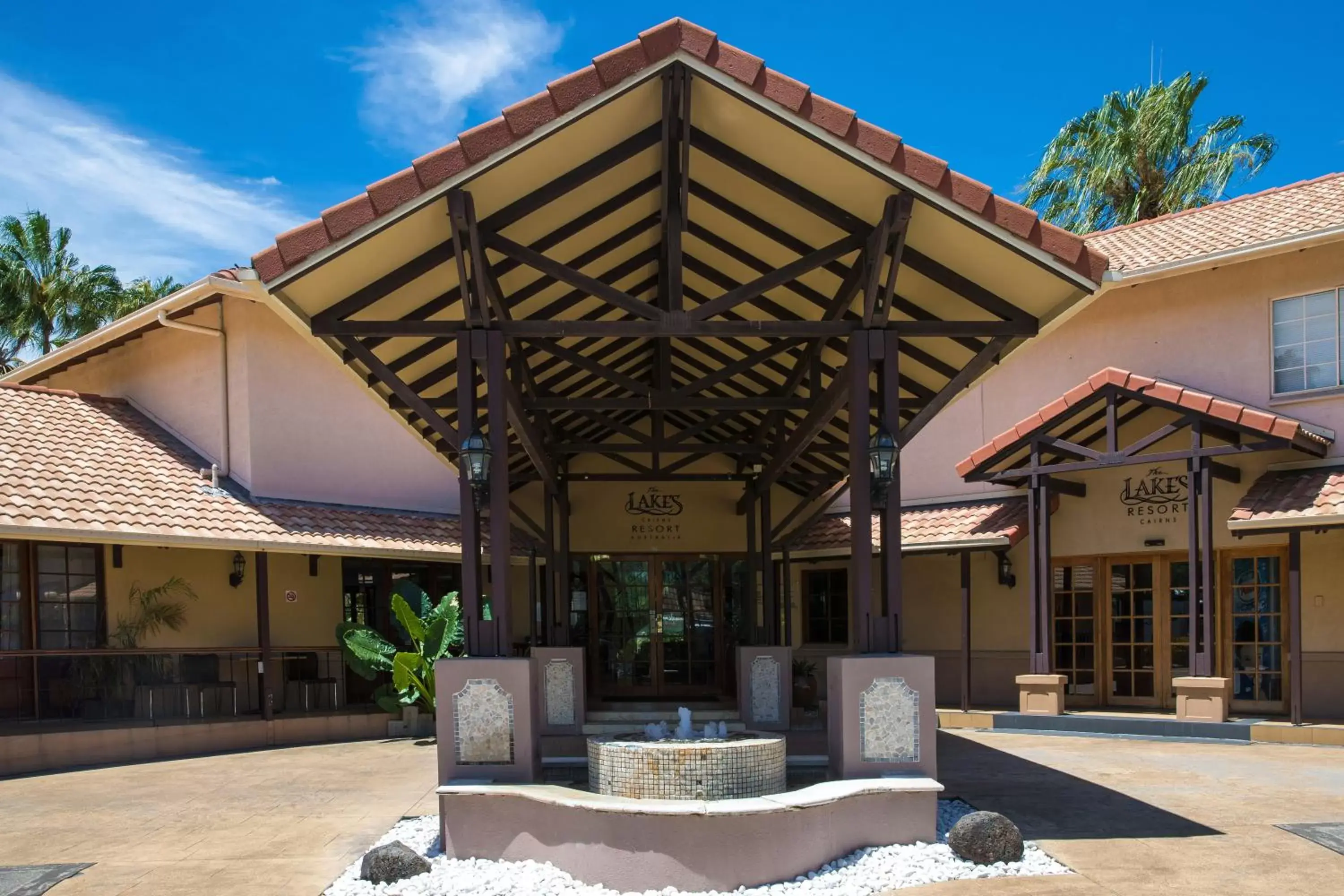 Facade/entrance, Property Building in The Lakes Resort Cairns