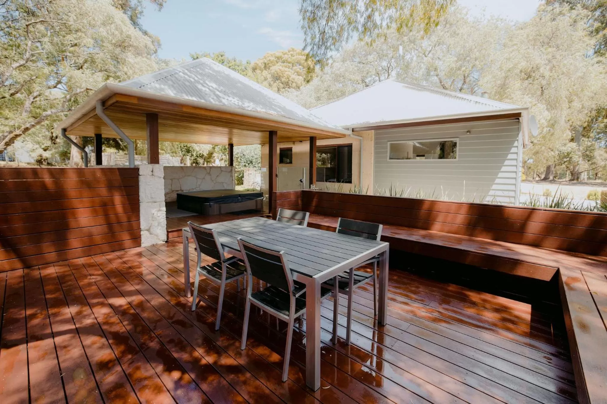 Patio in Losari Retreat