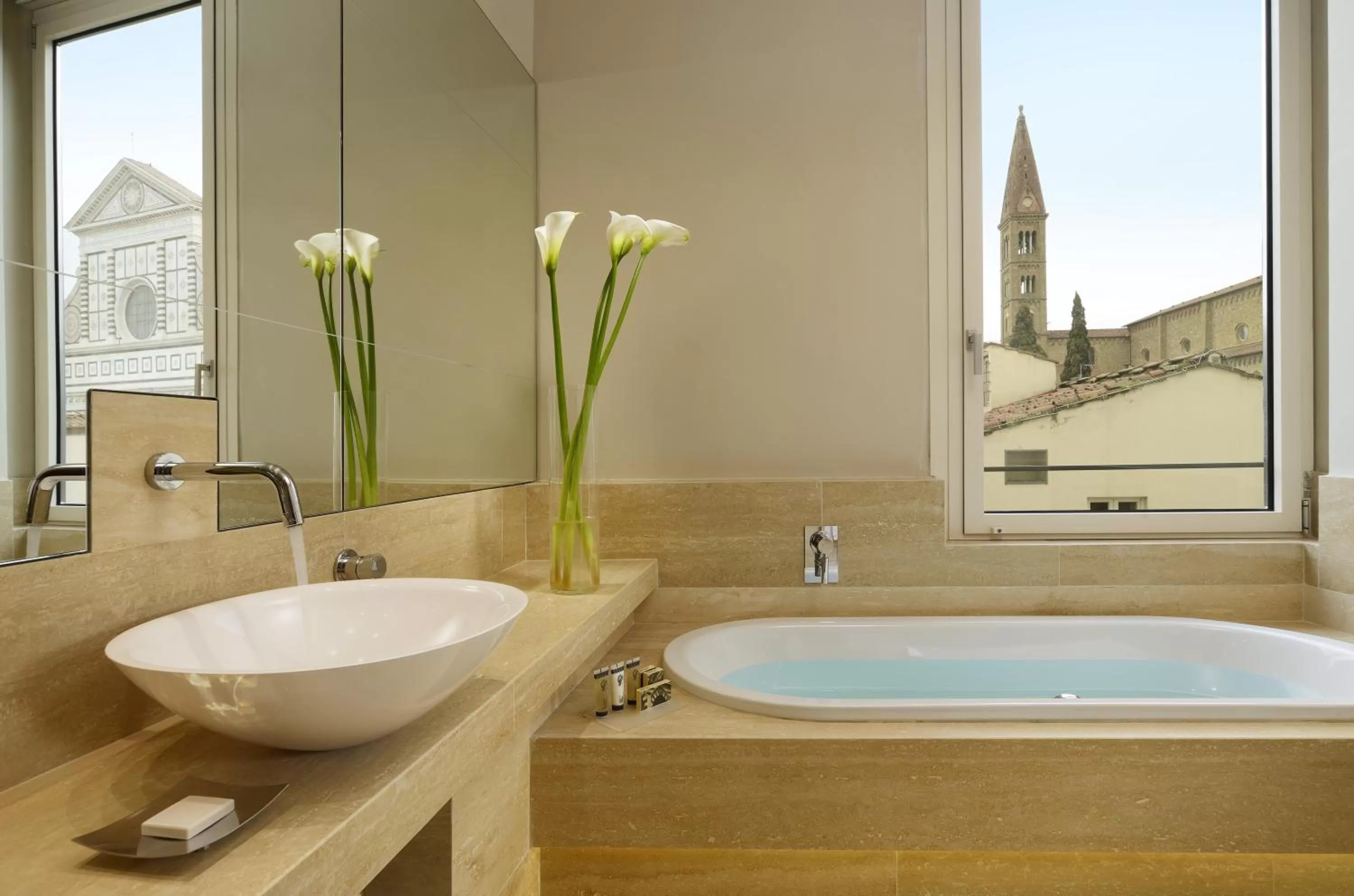 Bathroom in Grand Hotel Minerva