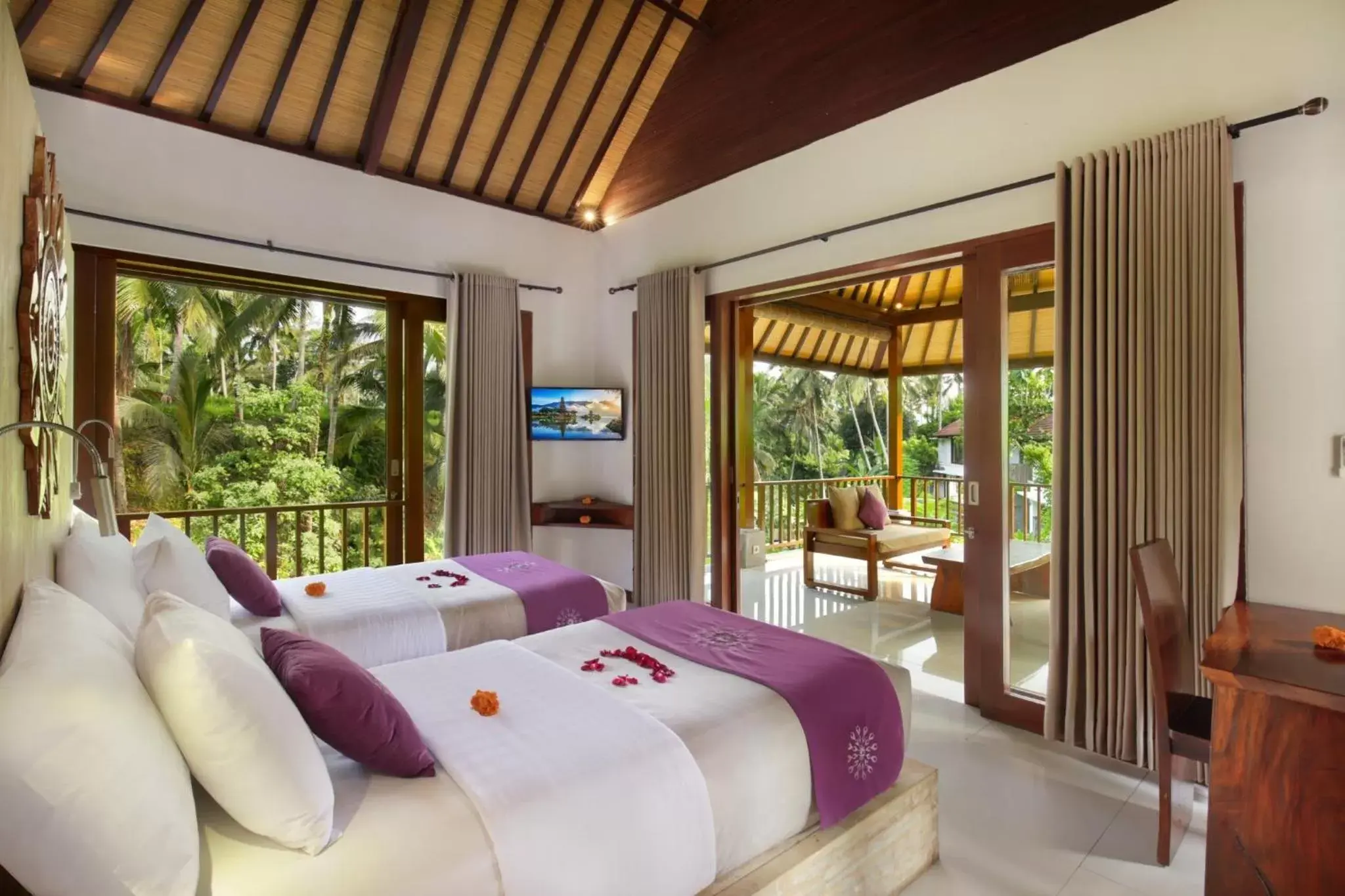 Bedroom in Dedary Resort Ubud by Ini Vie Hospitality