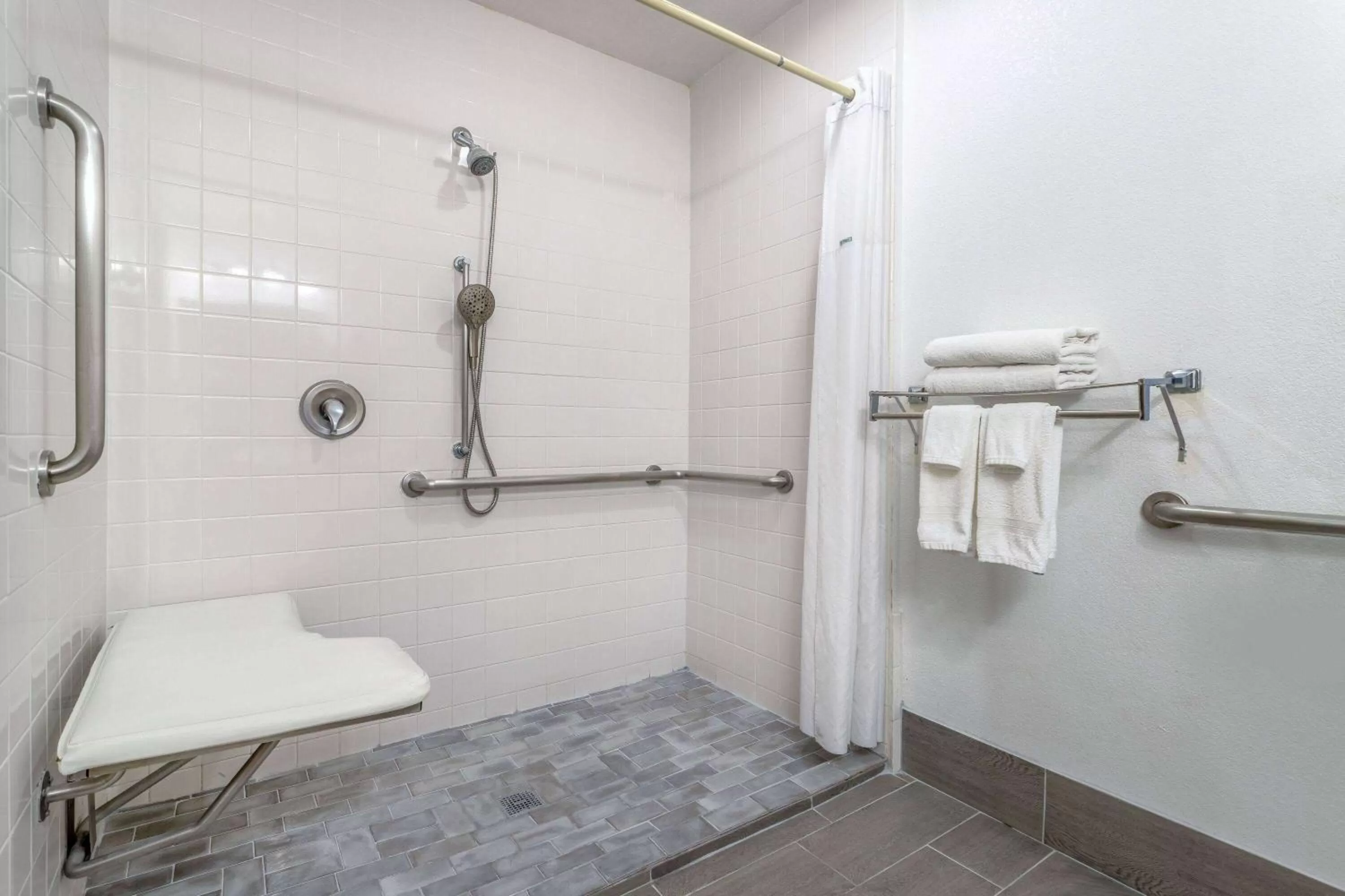 Bathroom in Super 8 by Wyndham The Dalles OR