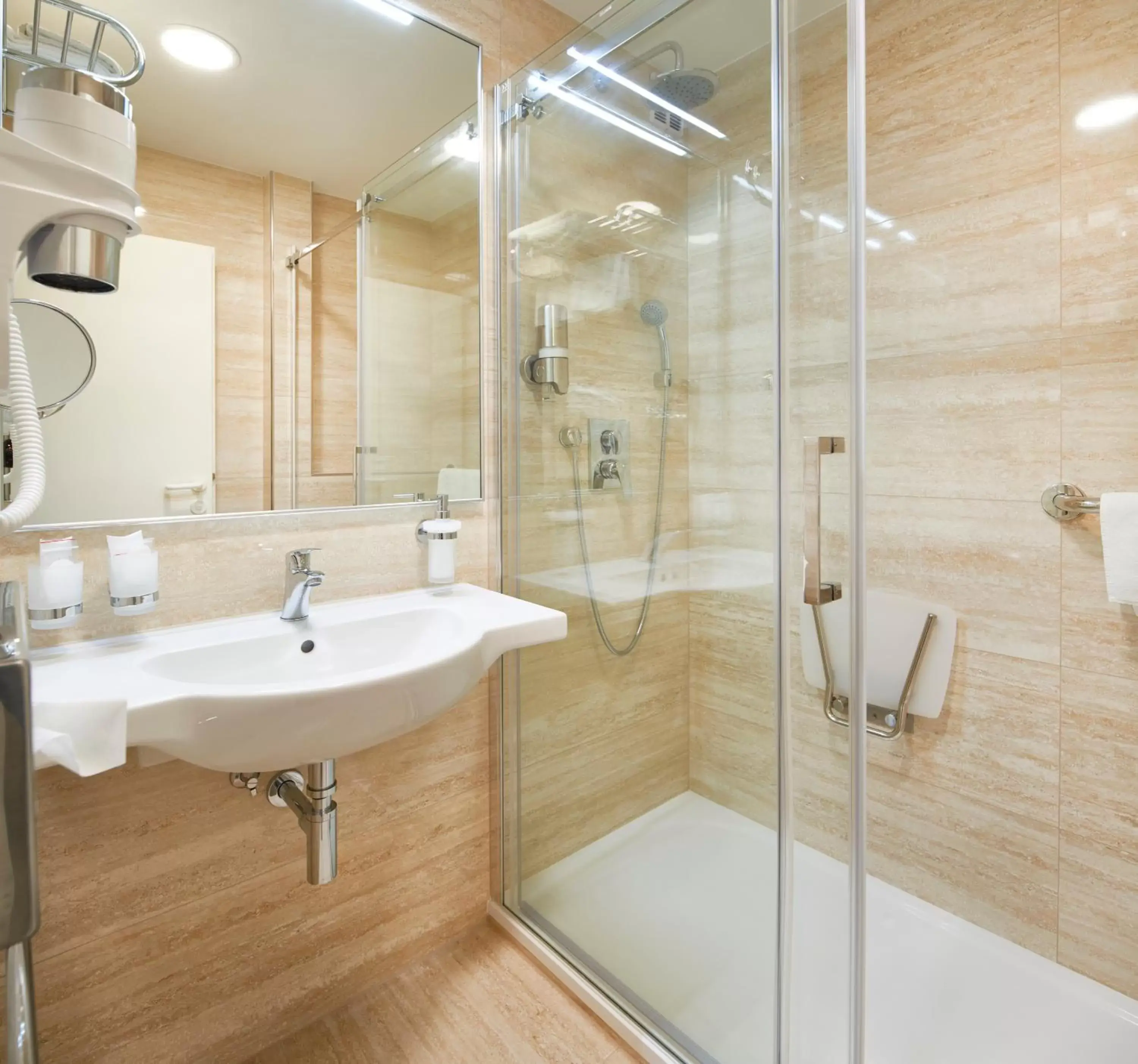 Shower, Bathroom in OREA Spa Hotel Cristal