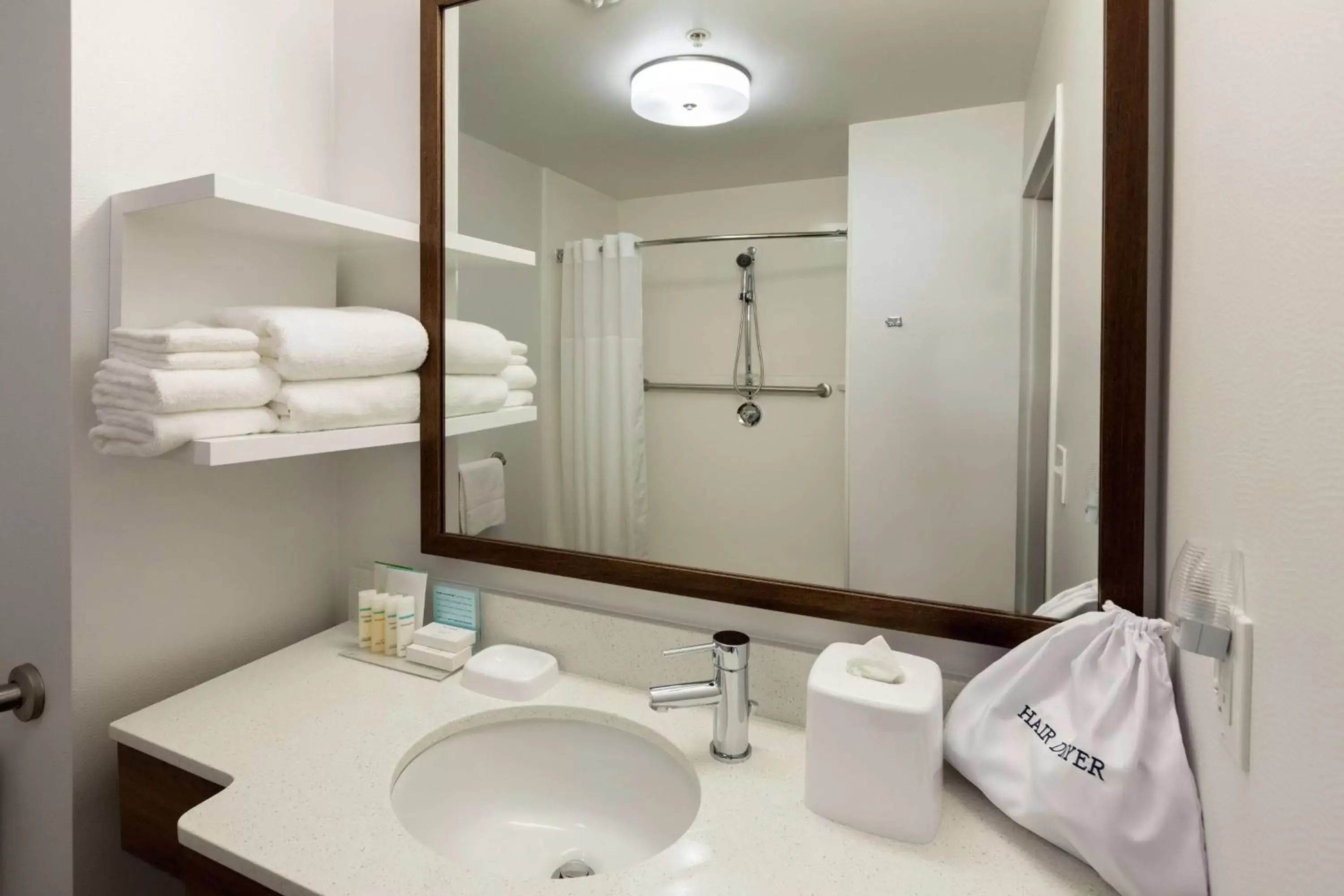 Bathroom in Hampton Inn Houston/Humble-Airport Area