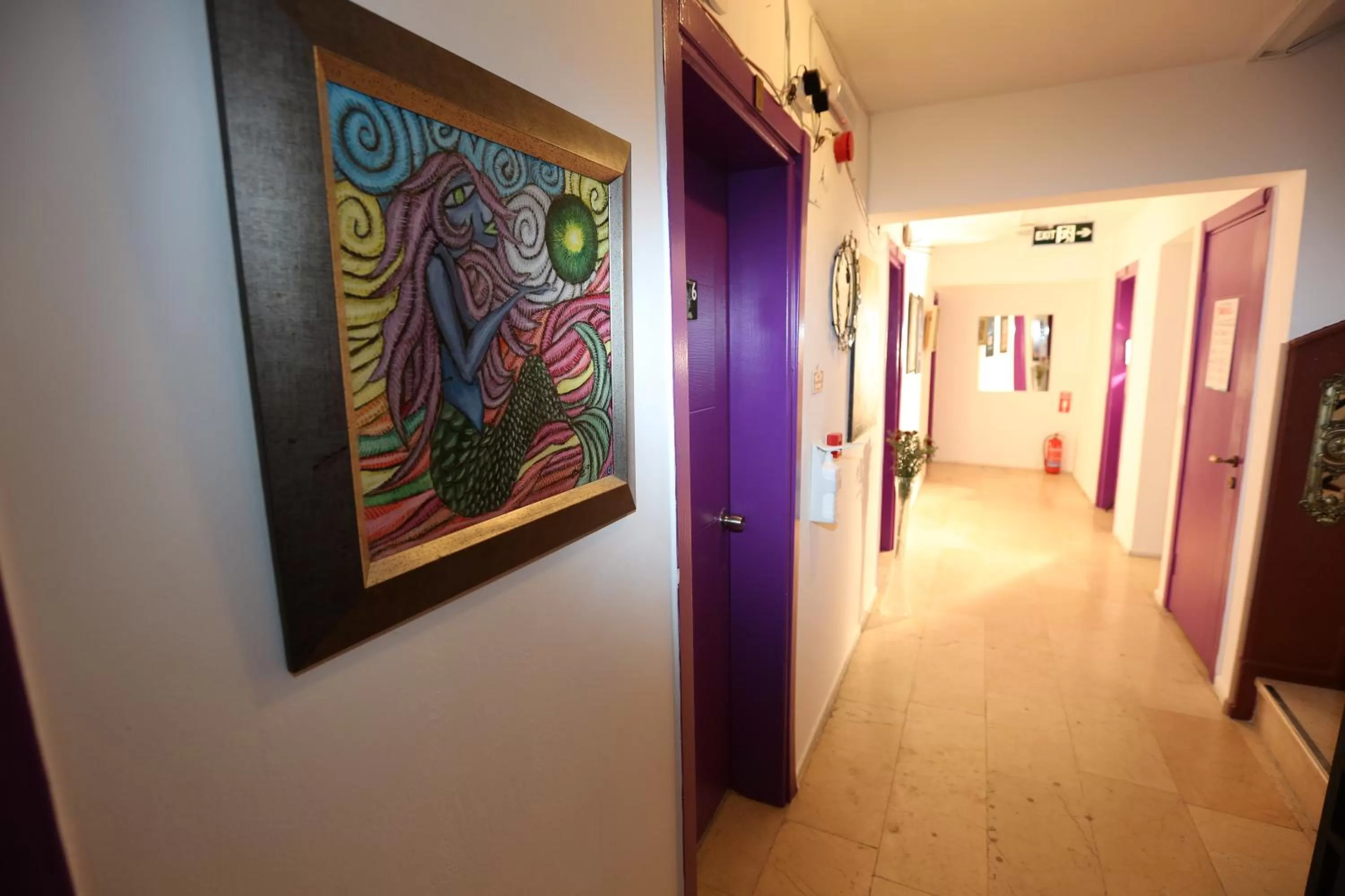 Decorative detail in Lavender Otel