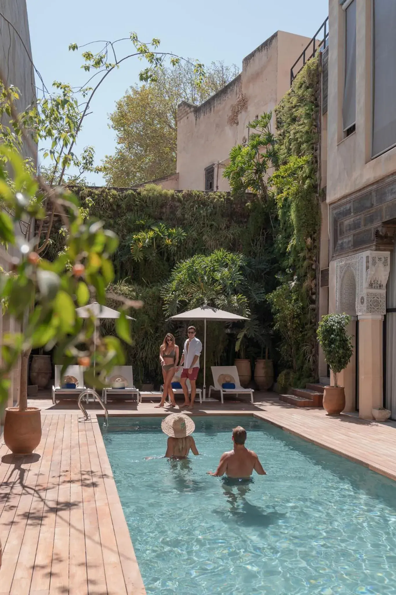 Swimming Pool in Riad Fes Relais et Cháteaux