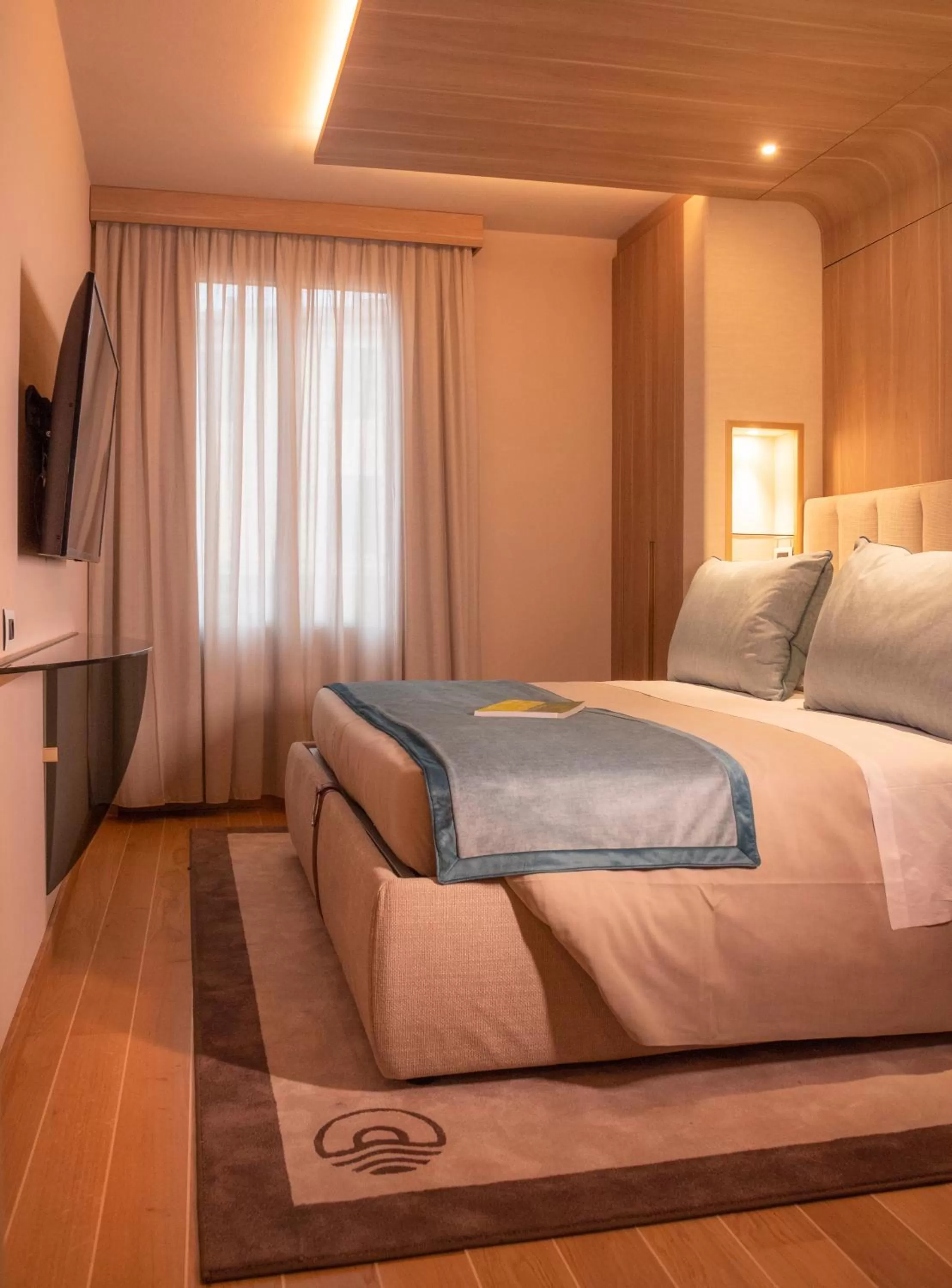 Bed in Miramare Suites