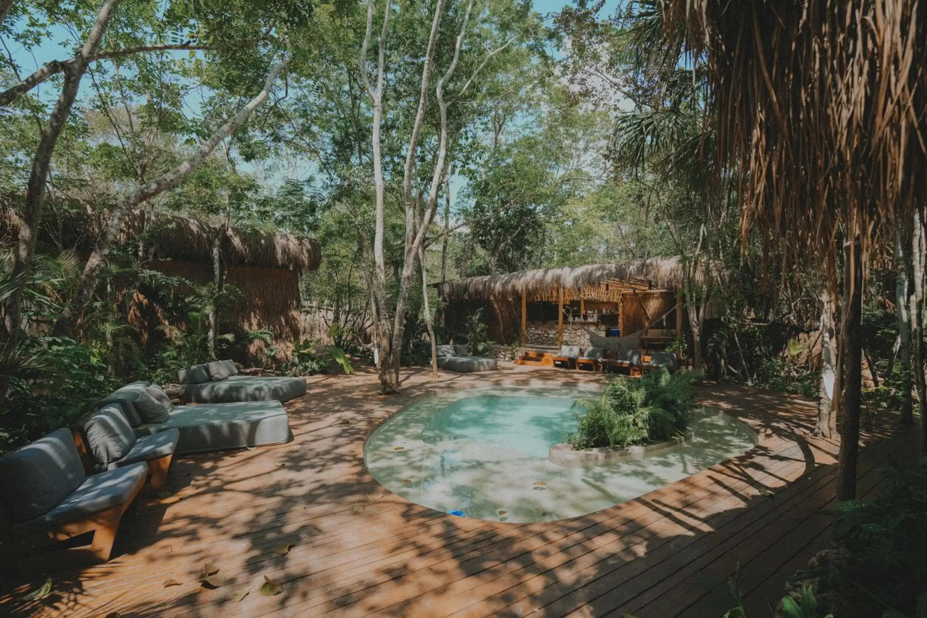 Pool view in Naya Bacalar