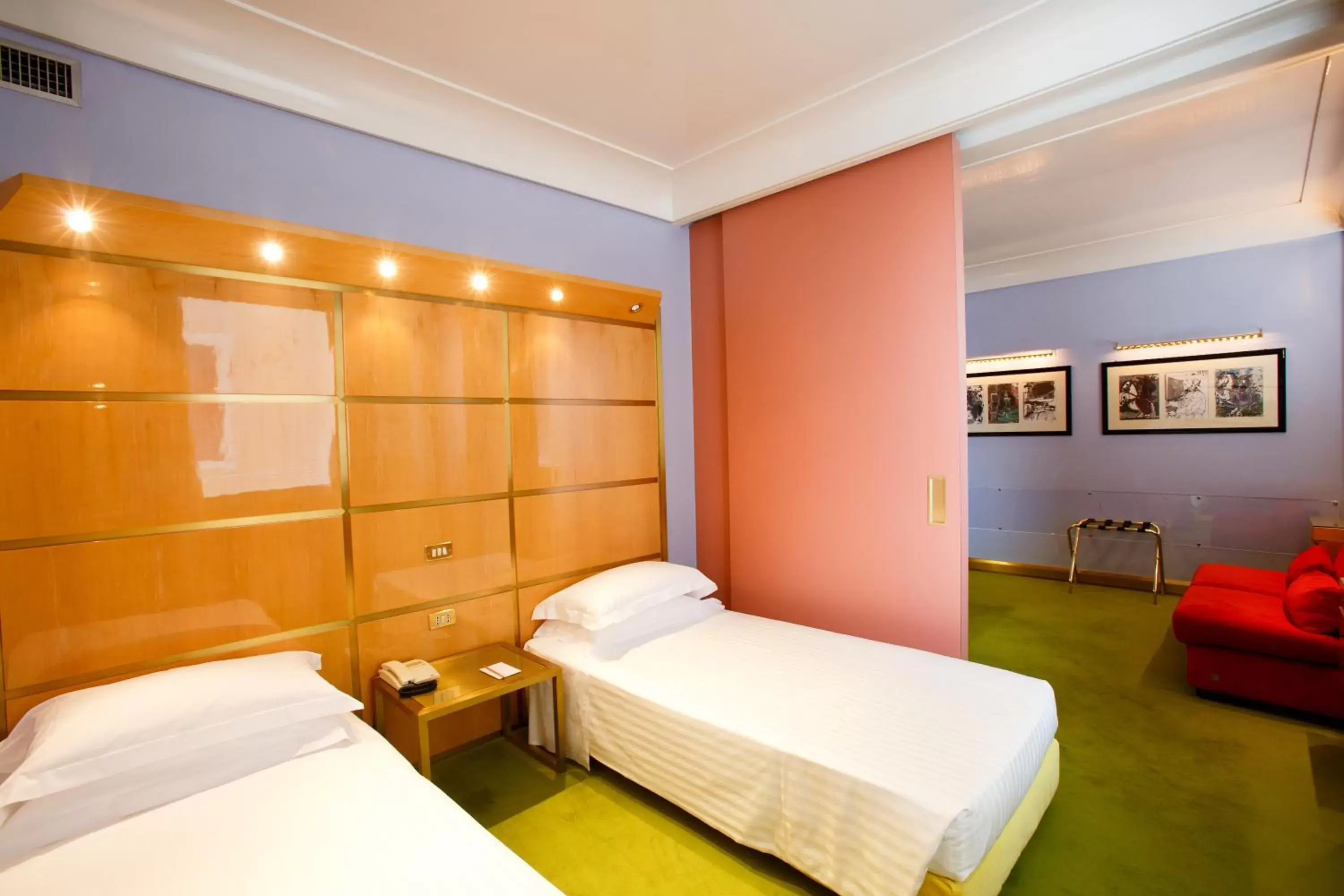Bedroom, Bed in Albani Hotel Roma