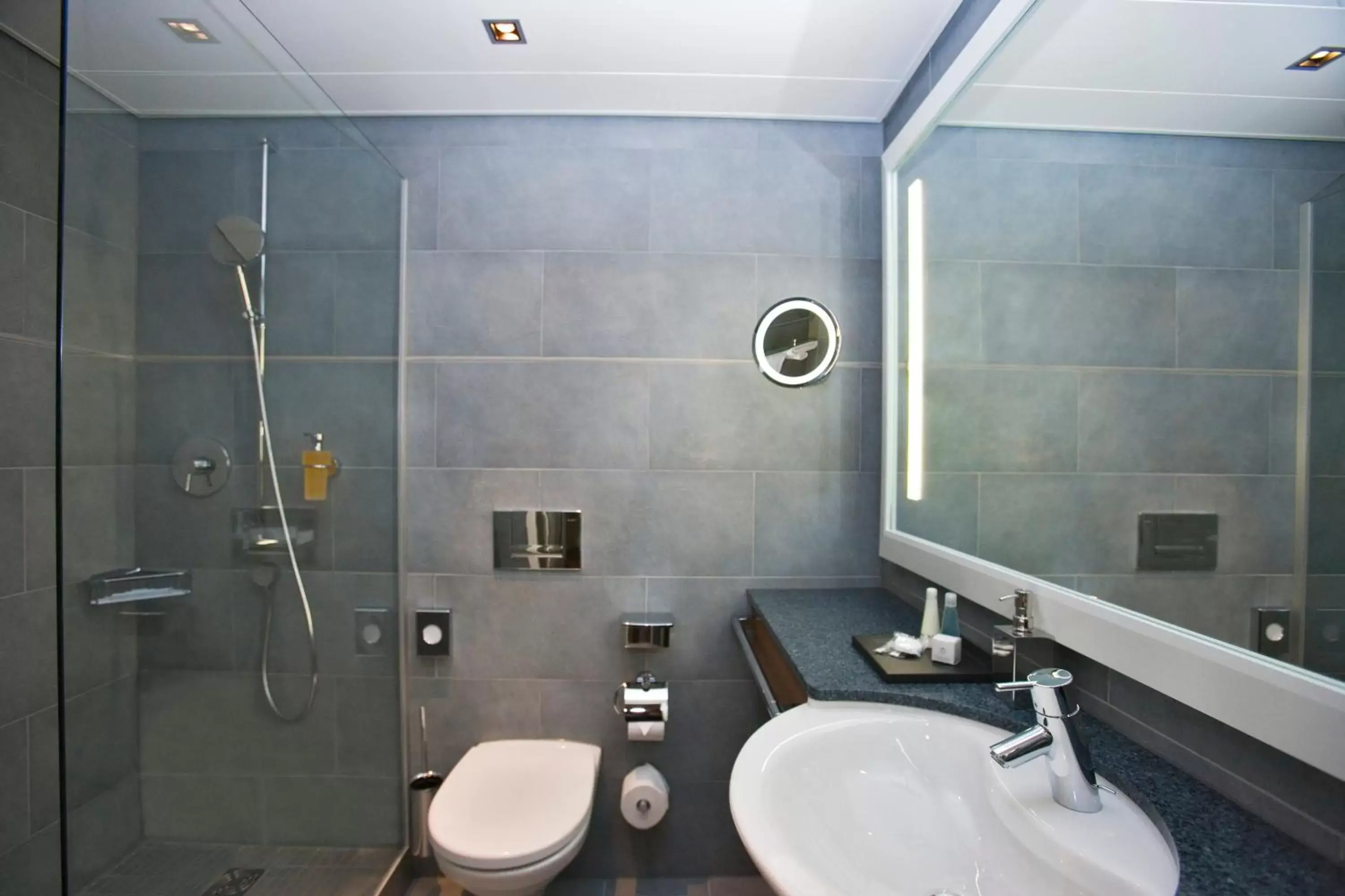 Shower, Bathroom in Hotel Säntispark