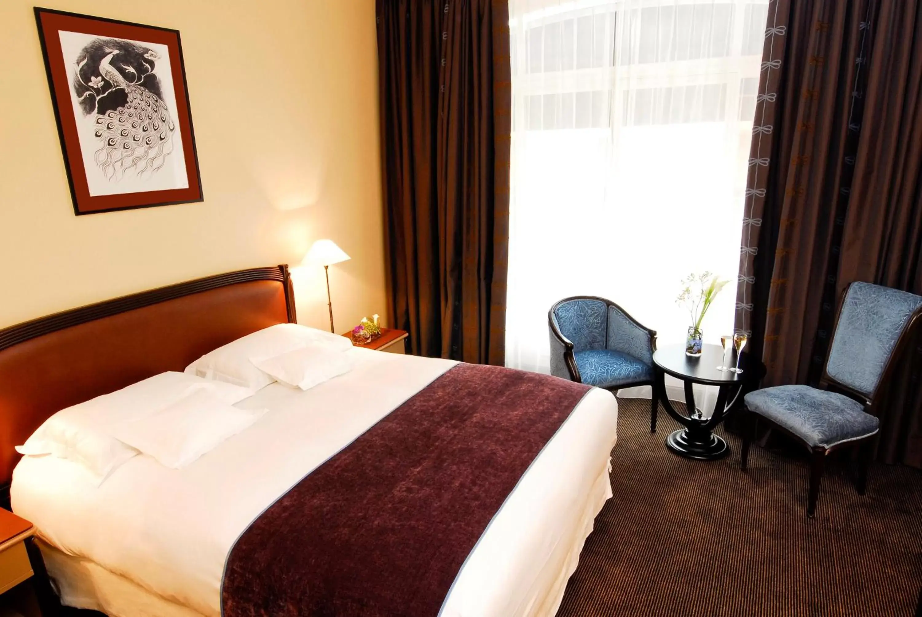 Bed in Tiffany Hotel