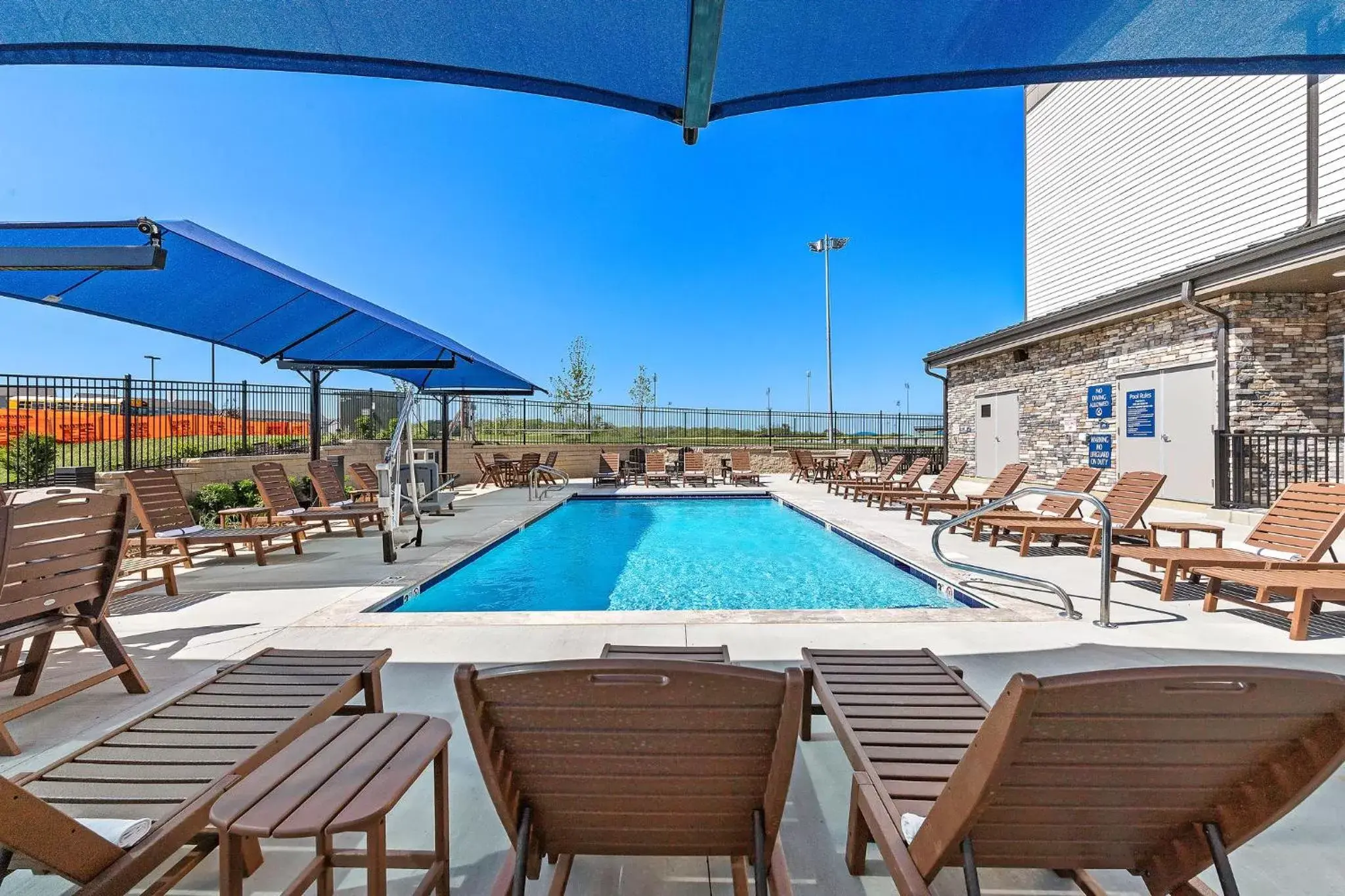 Swimming Pool in Holiday Inn Express Kansas City North Parkville, an IHG Hotel