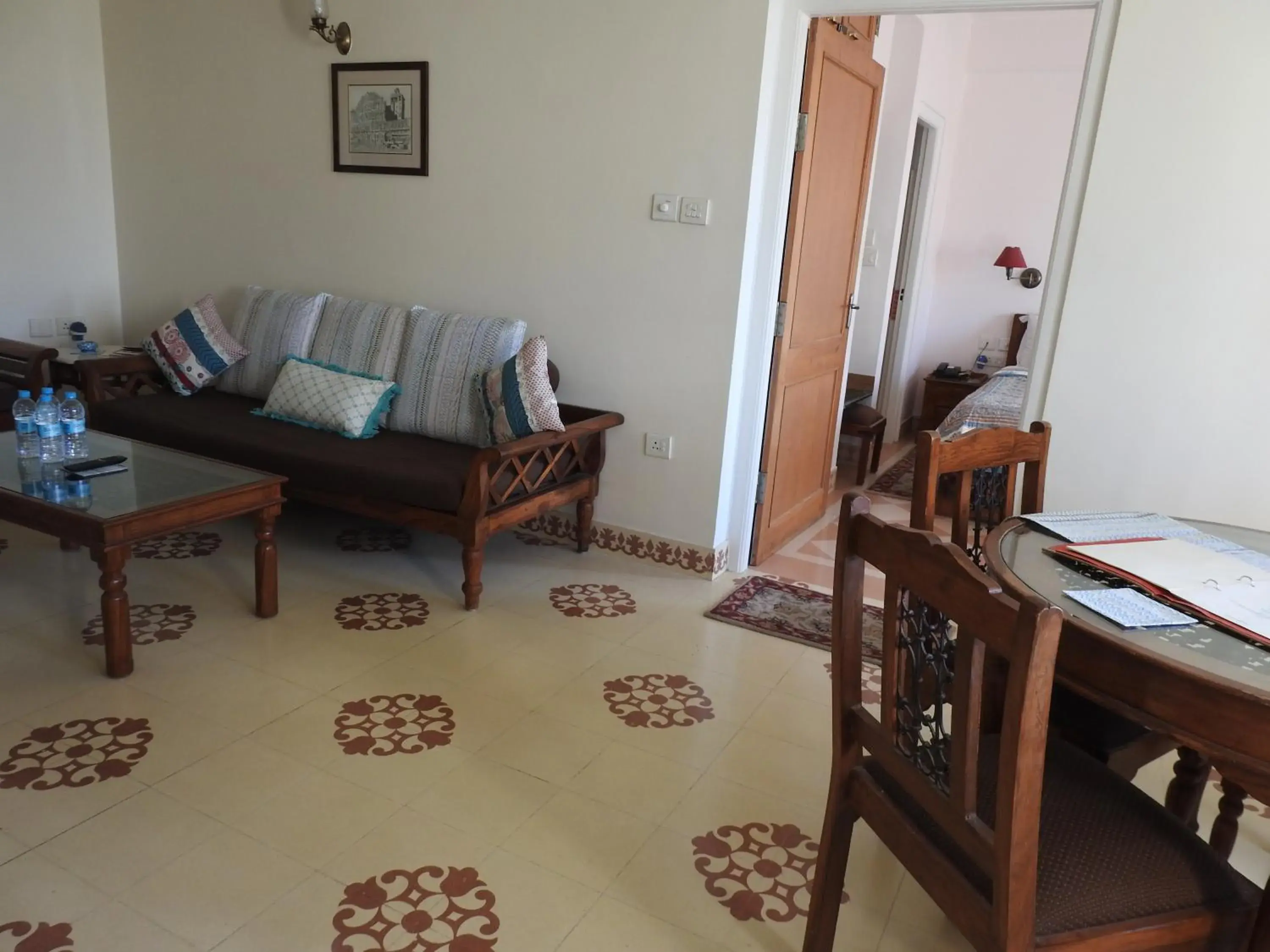 Living room, Seating Area in Om Niwas Suite Hotel