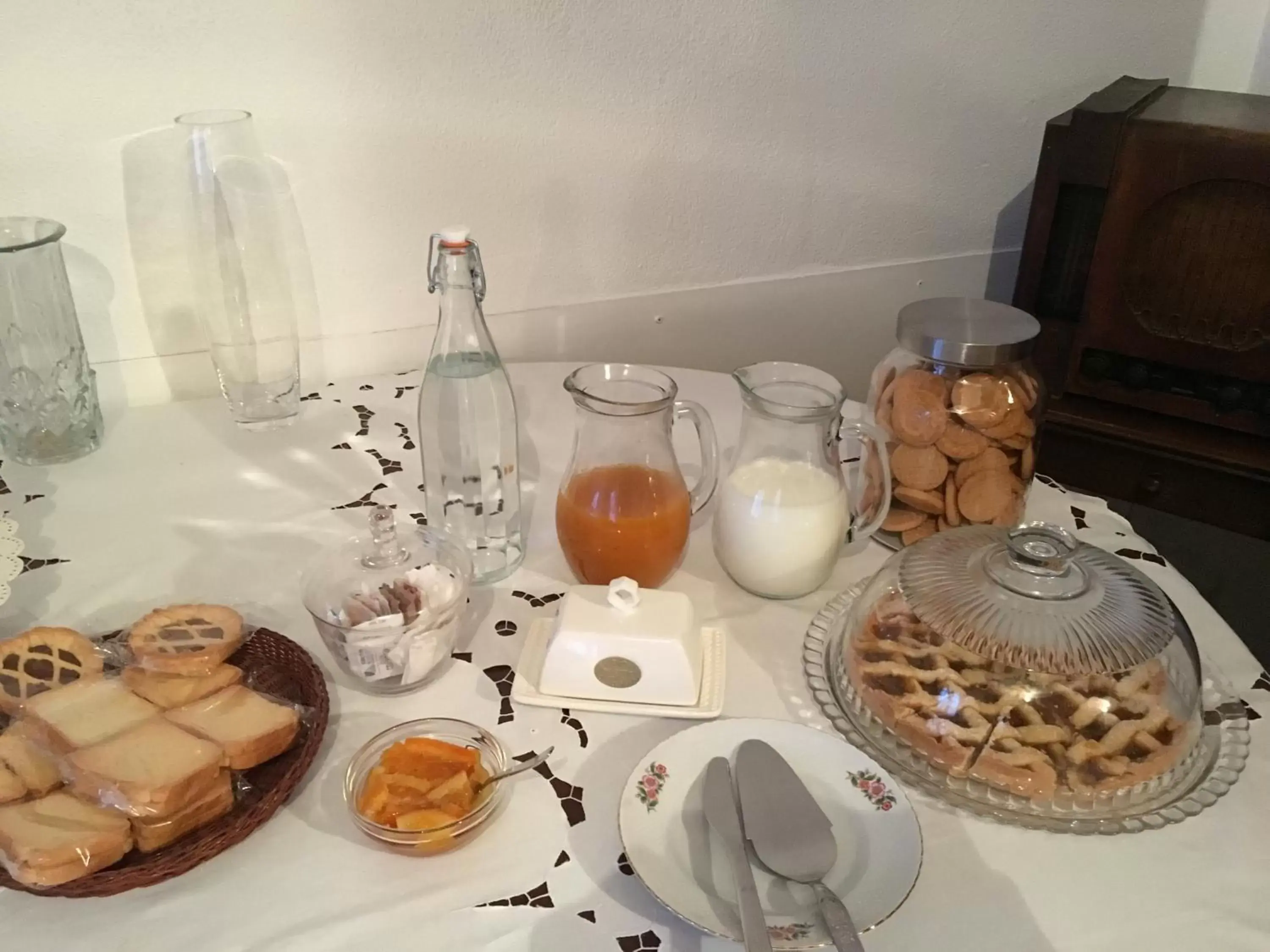 Food and drinks in B&B La Villarella dei Tulipani