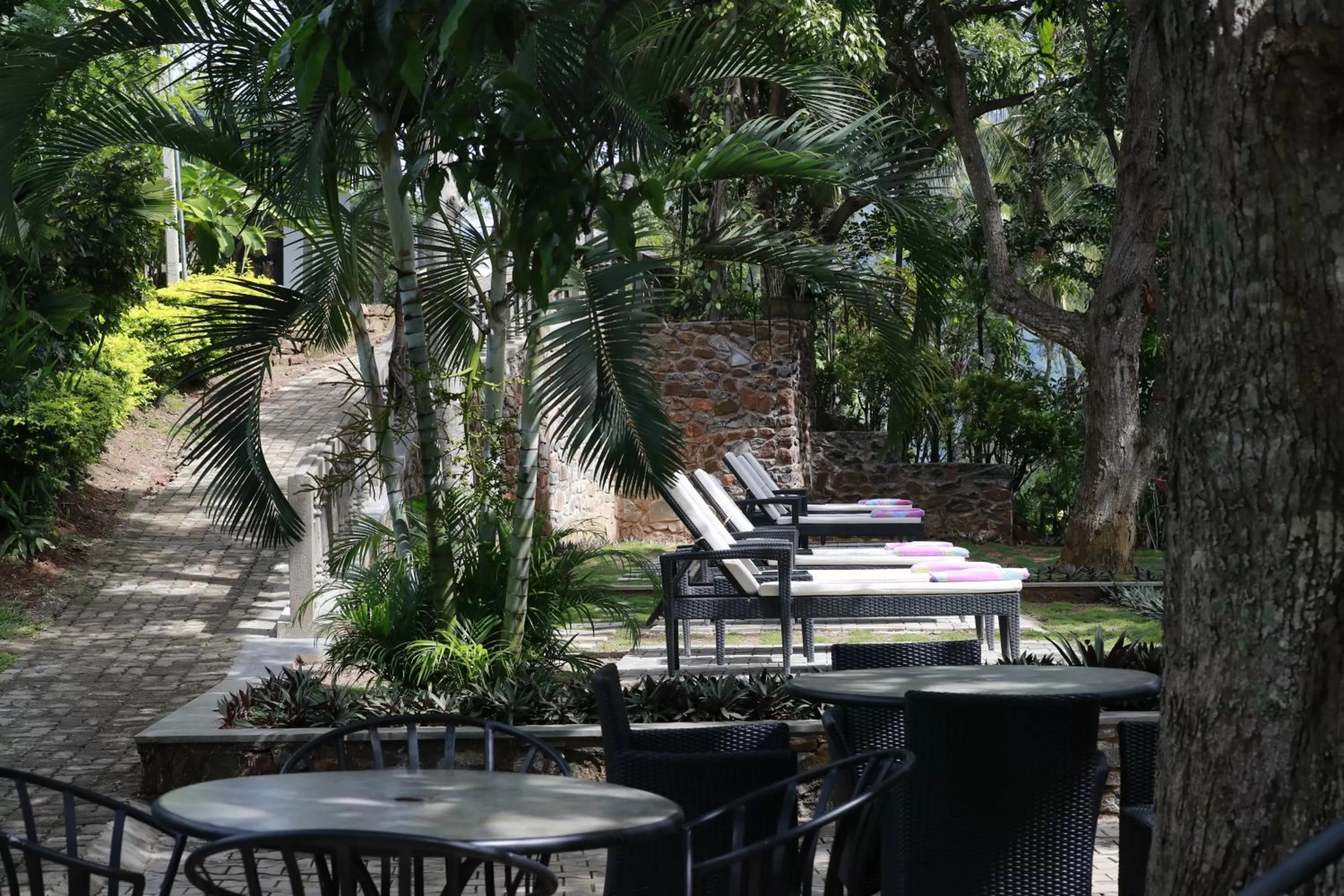 Seating area in Ella Planters Bungalow