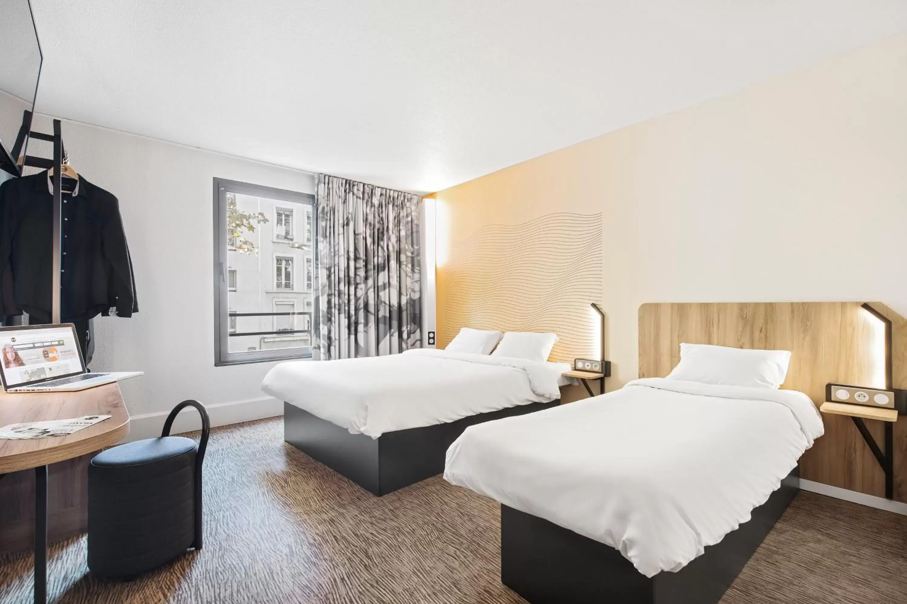Bedroom, Bed in B&B HOTEL Lyon Centre Part-dieu Gambetta